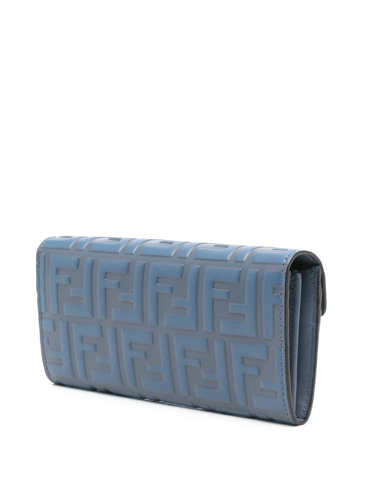 monogram-pattern clutch bag