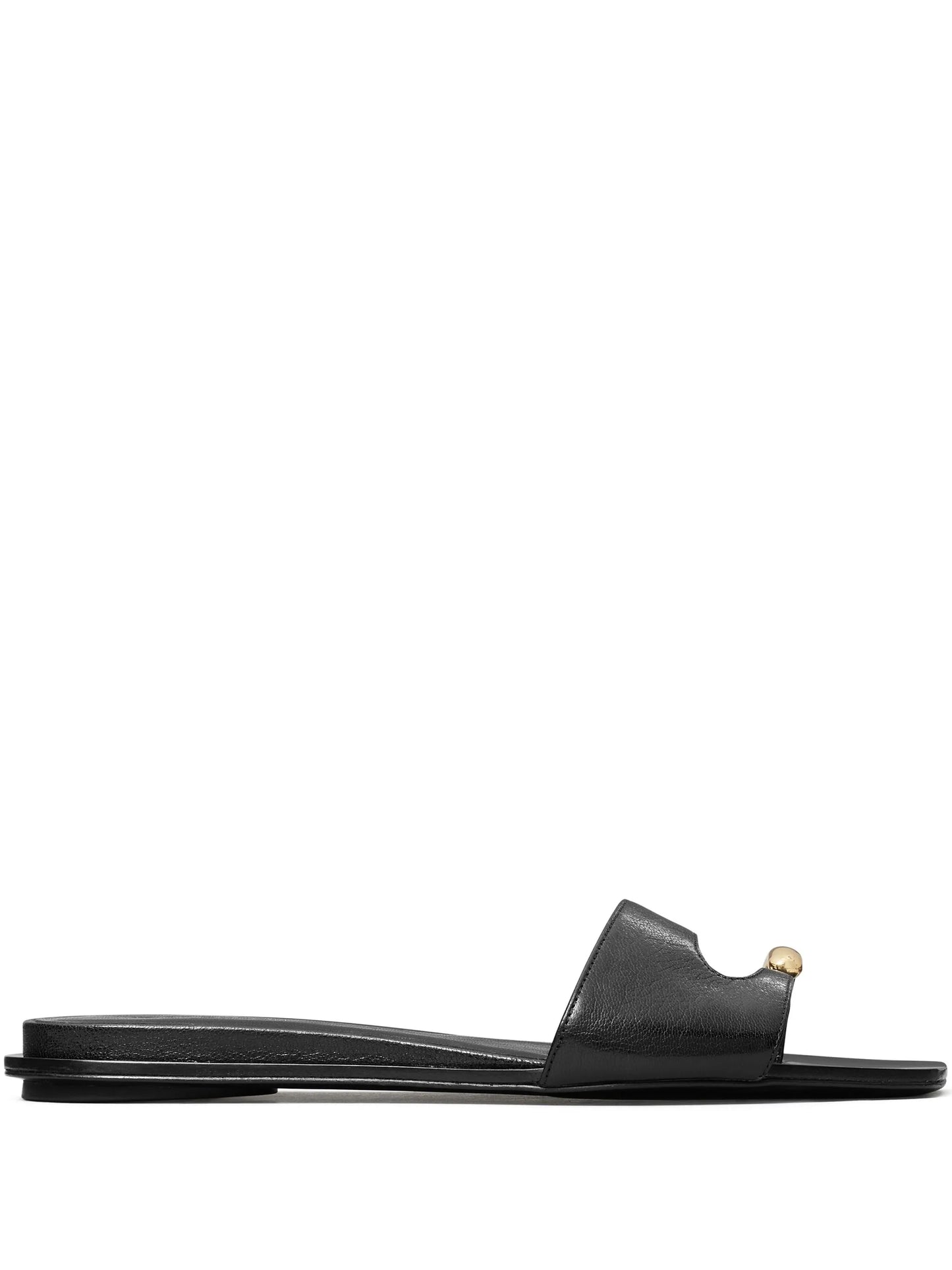 Pierced flat sandals