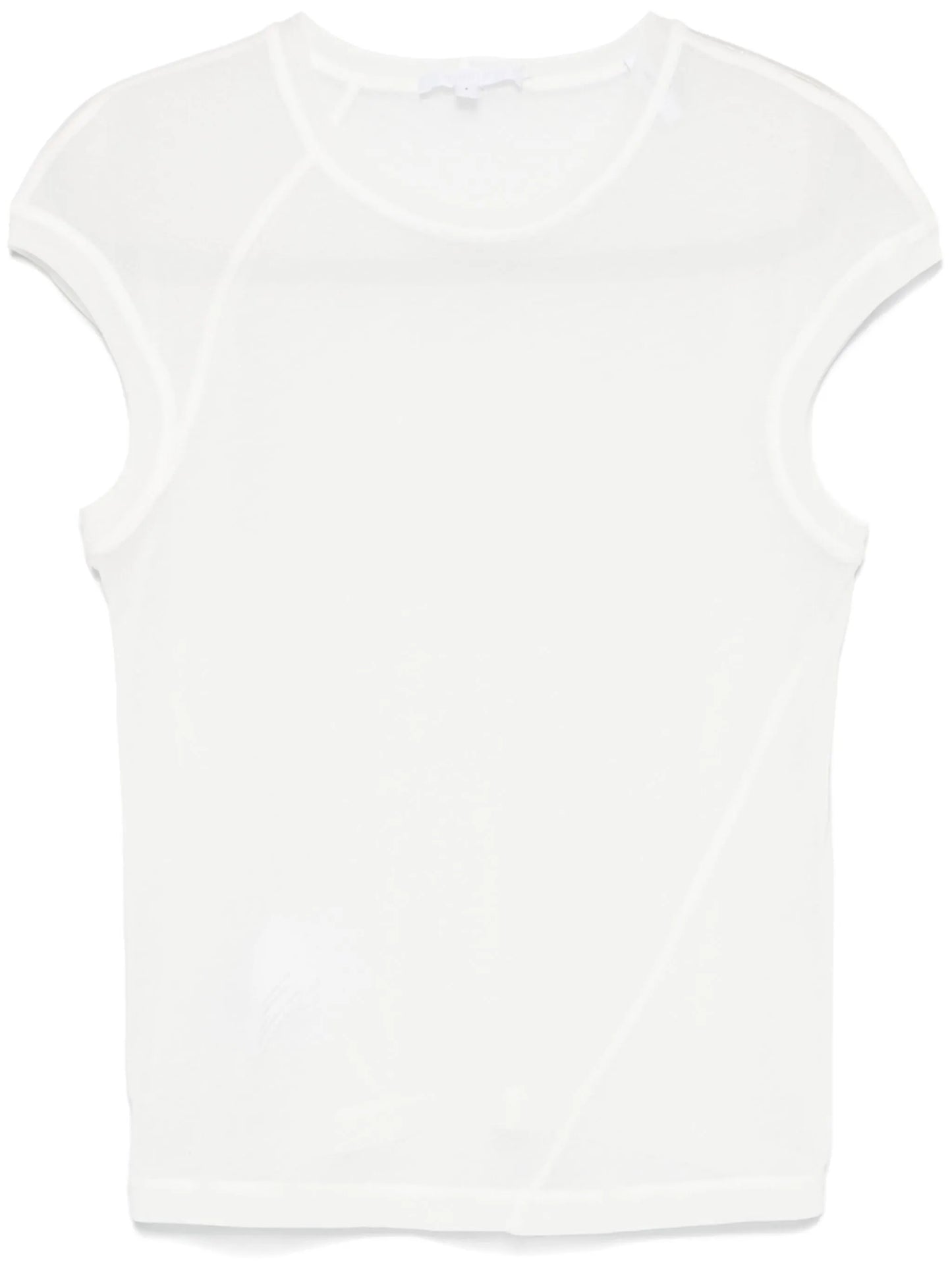 twisted sheer T-shirt
