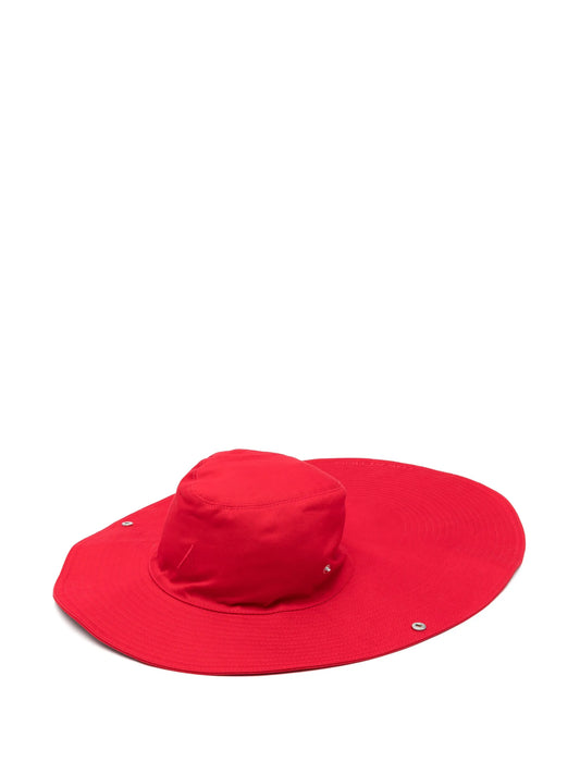 logo-embroidered sun hat