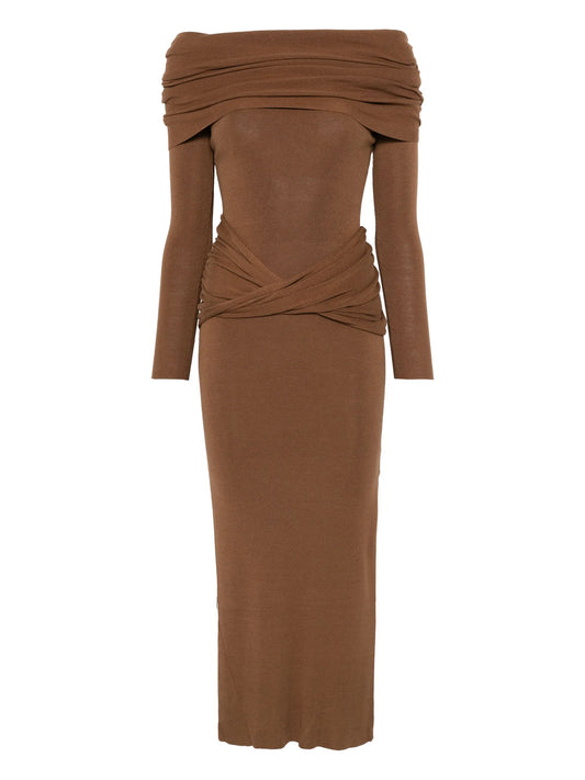 knitted maxi dress