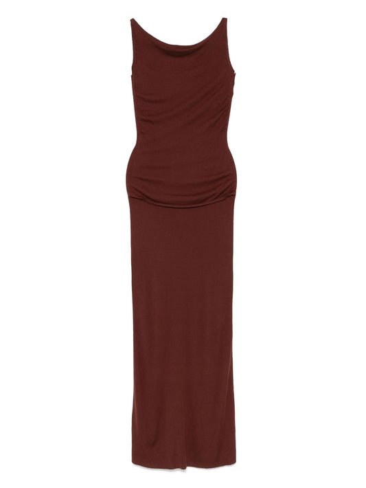 knitted maxi dress