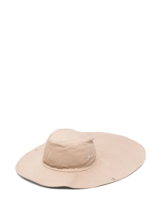 logo-embroidered sun hat