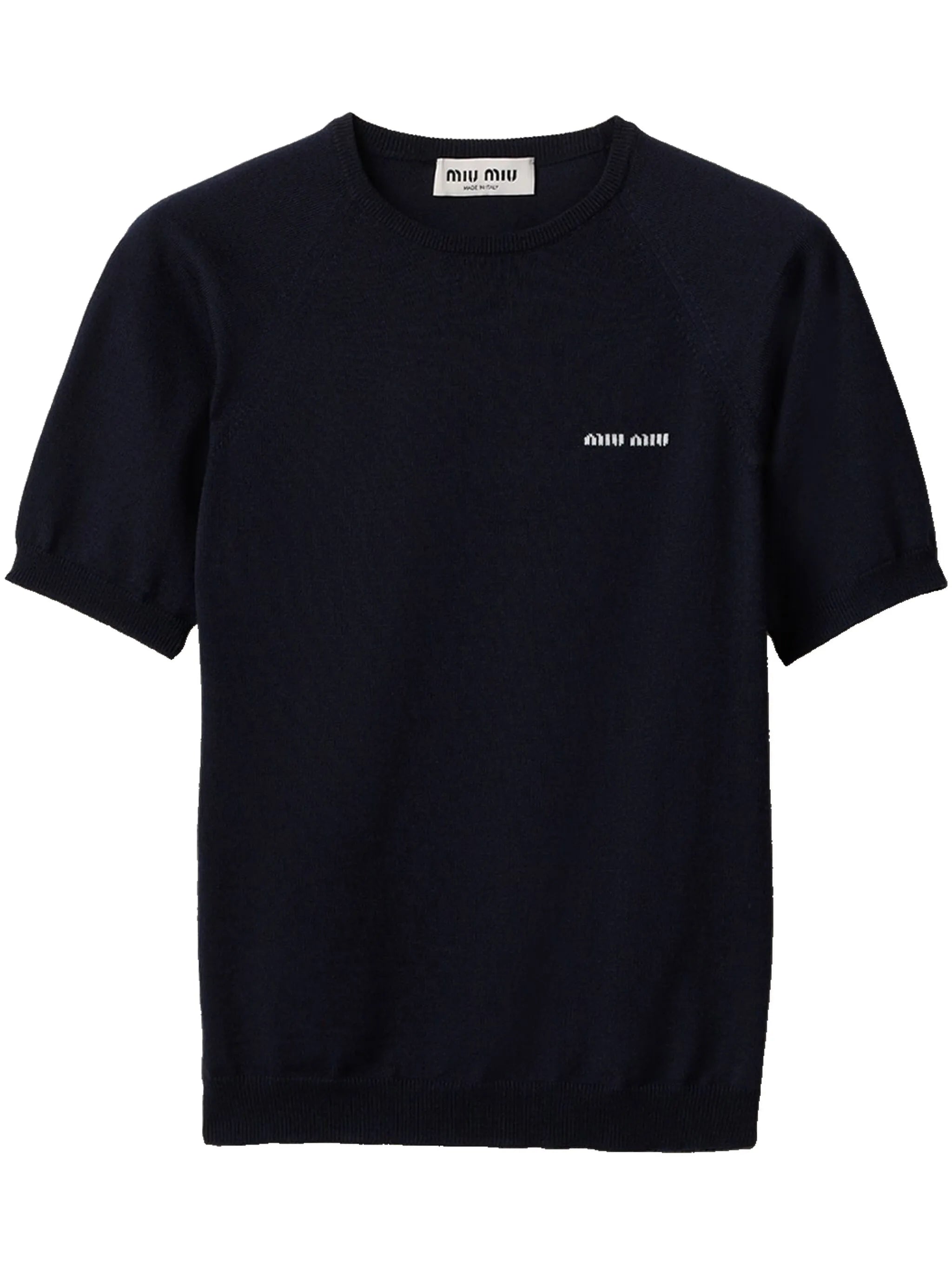 logo-intarsia T-shirt