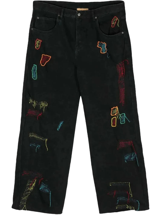 Reconstructed Shredded jeans