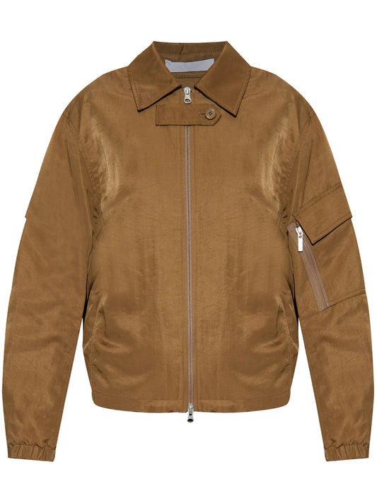 Creased MA1 bomber jacket