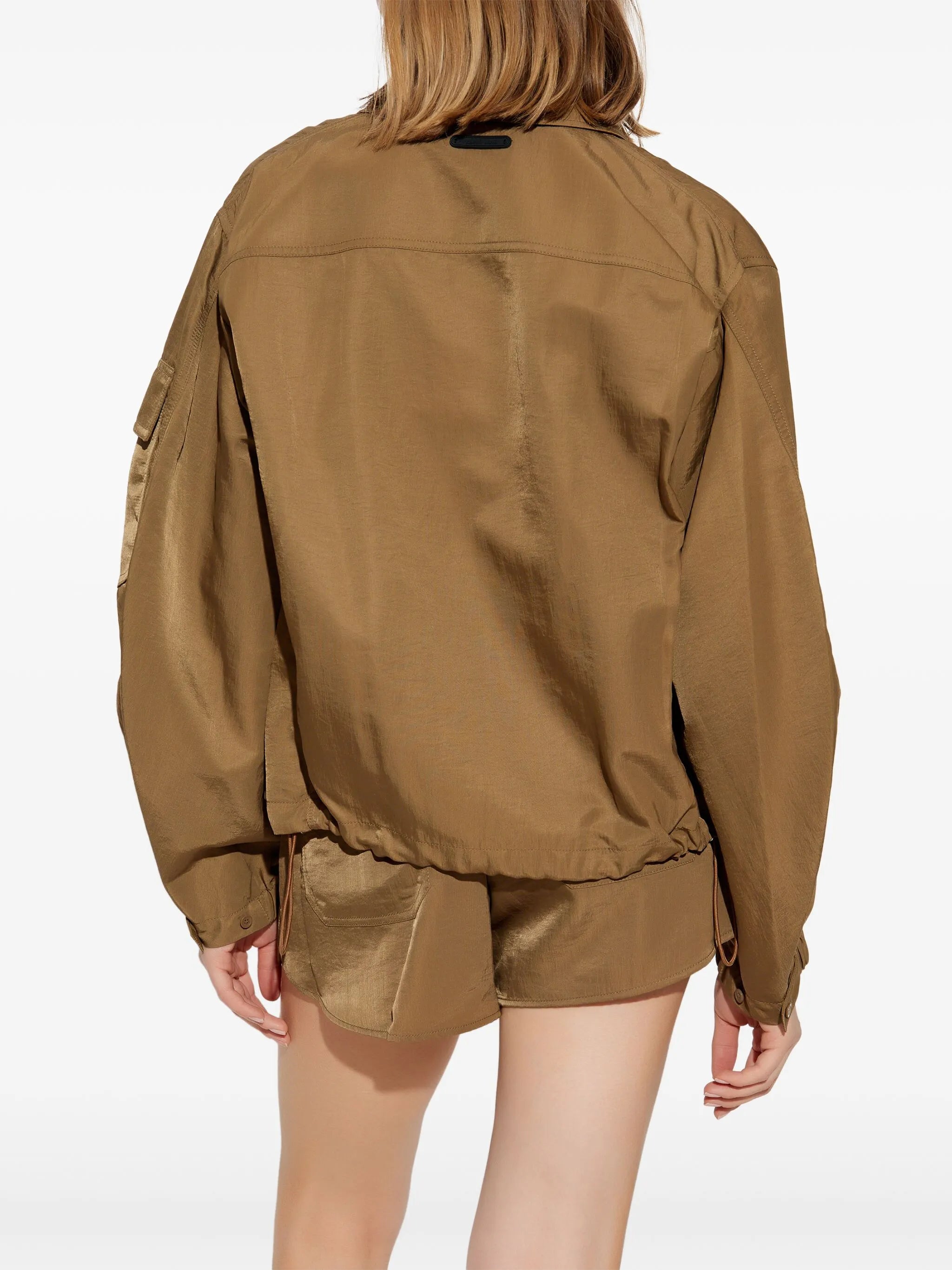 Creased MA1 bomber jacket
