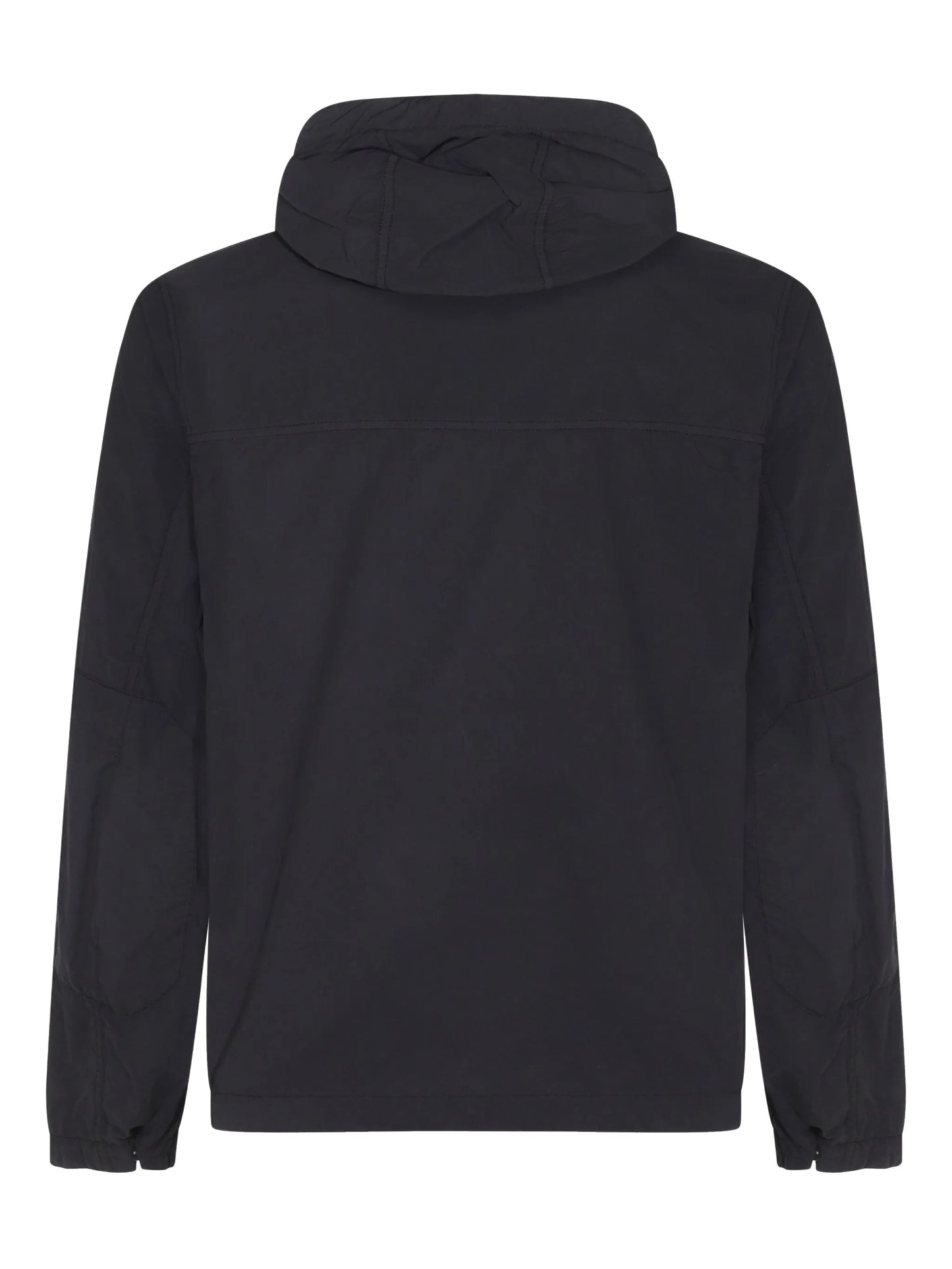 Compass-motif hooded jacket