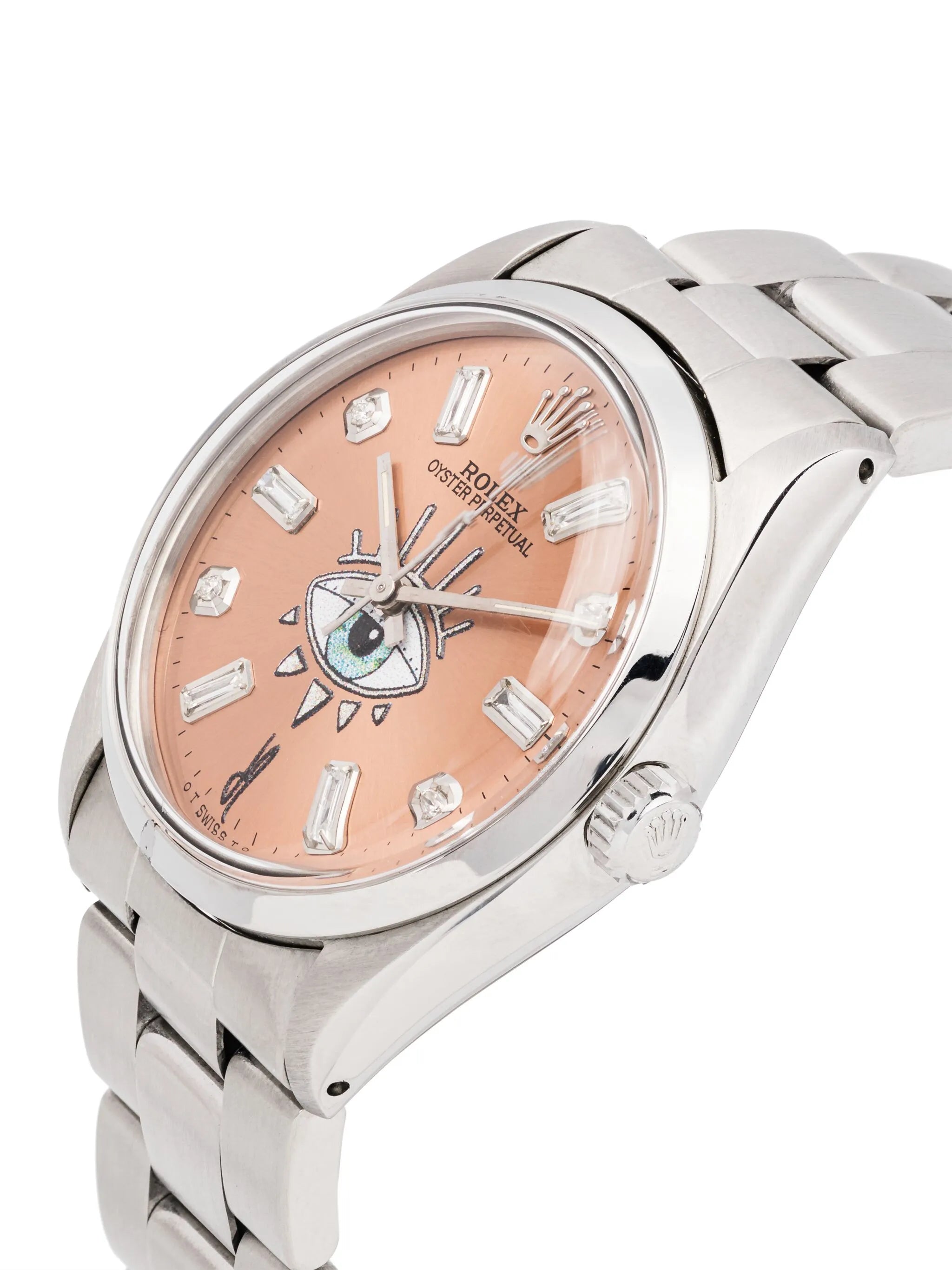 customised Rolex Oyster Perpetual Evil Eye 33mm