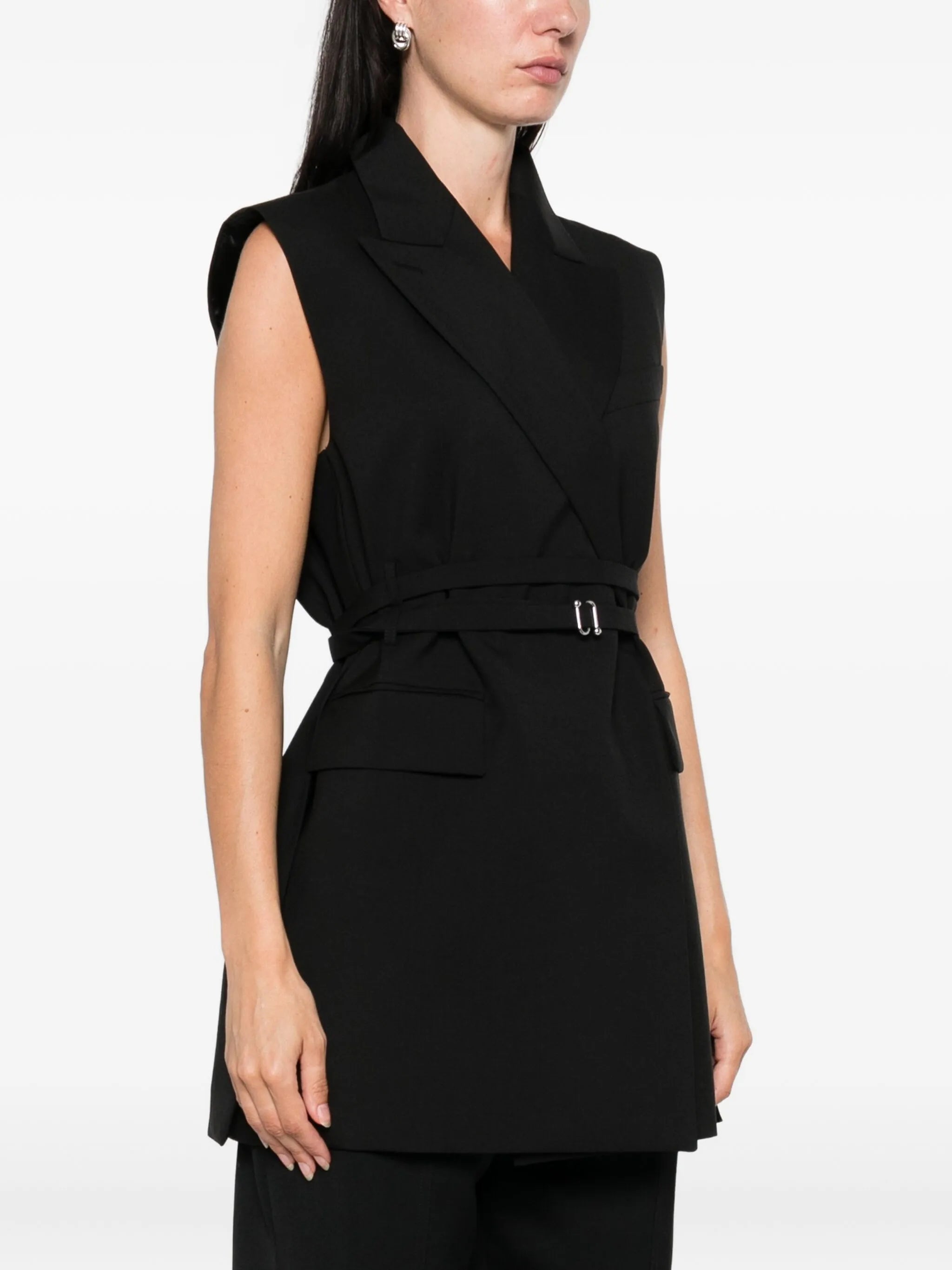belted blazer
