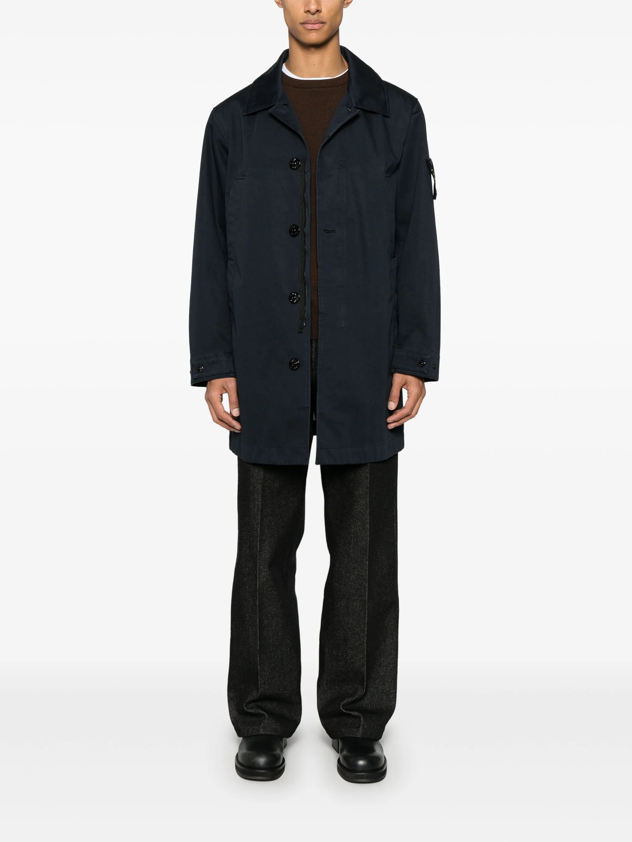 Compass-badge coat