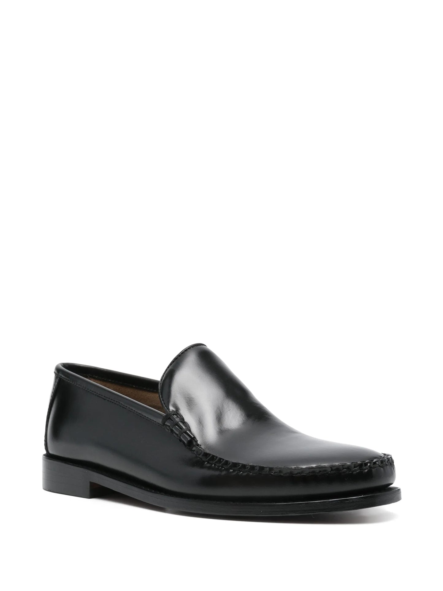 leather loafers