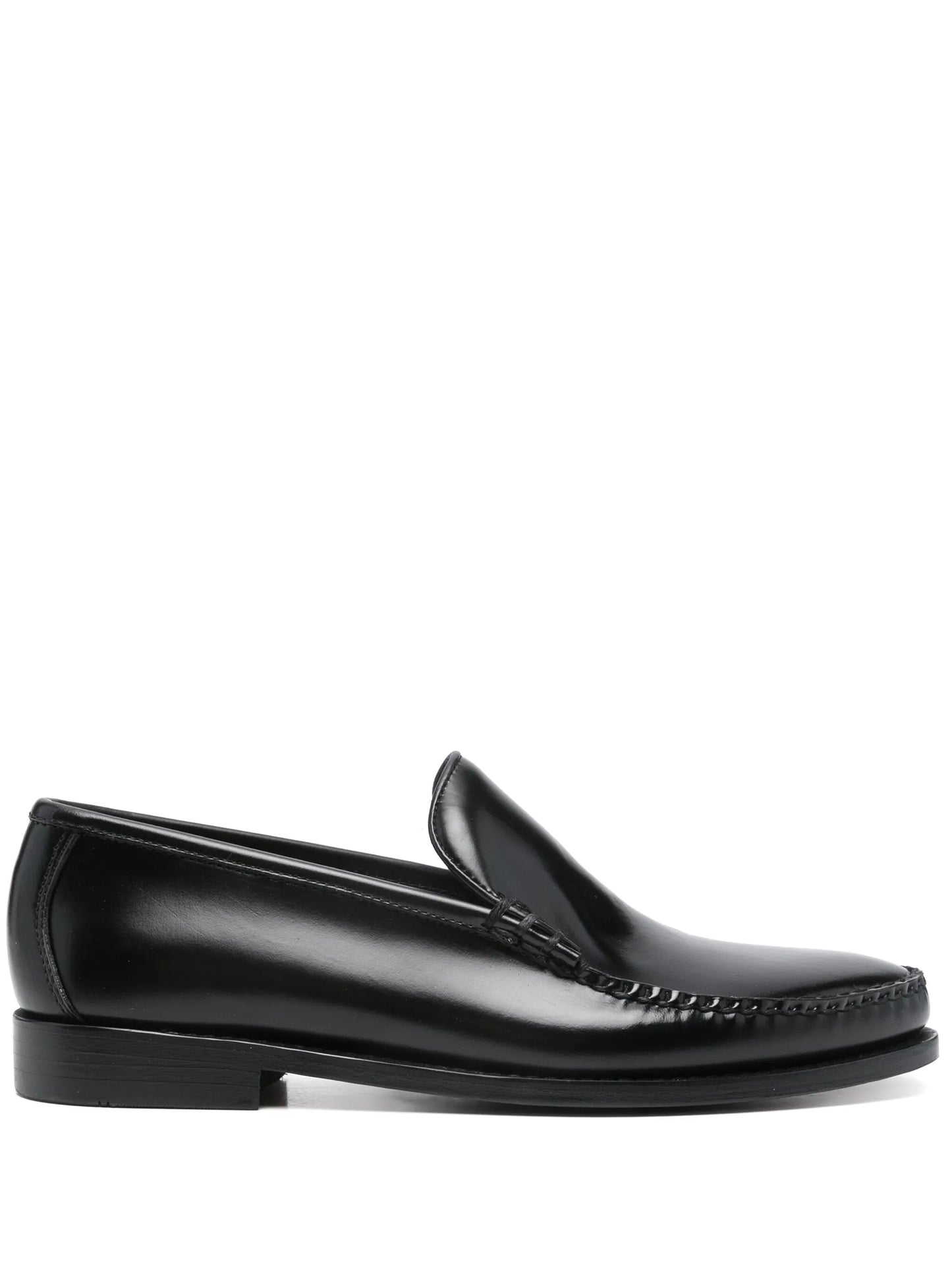 leather loafers