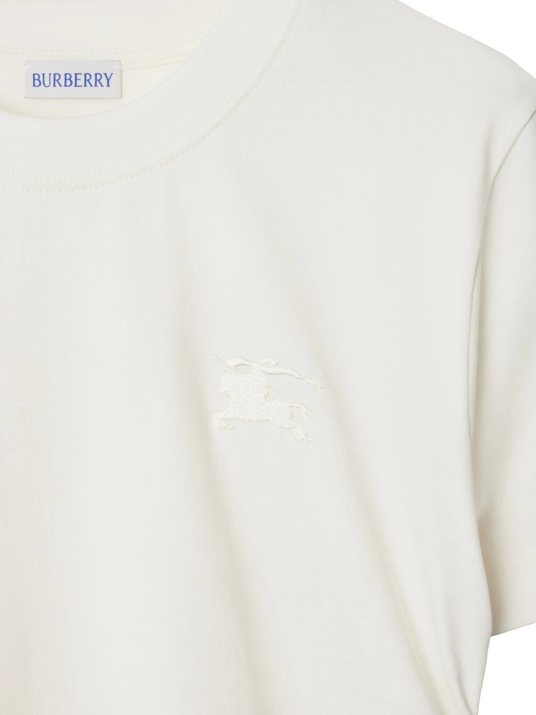 Check-trim T-shirt