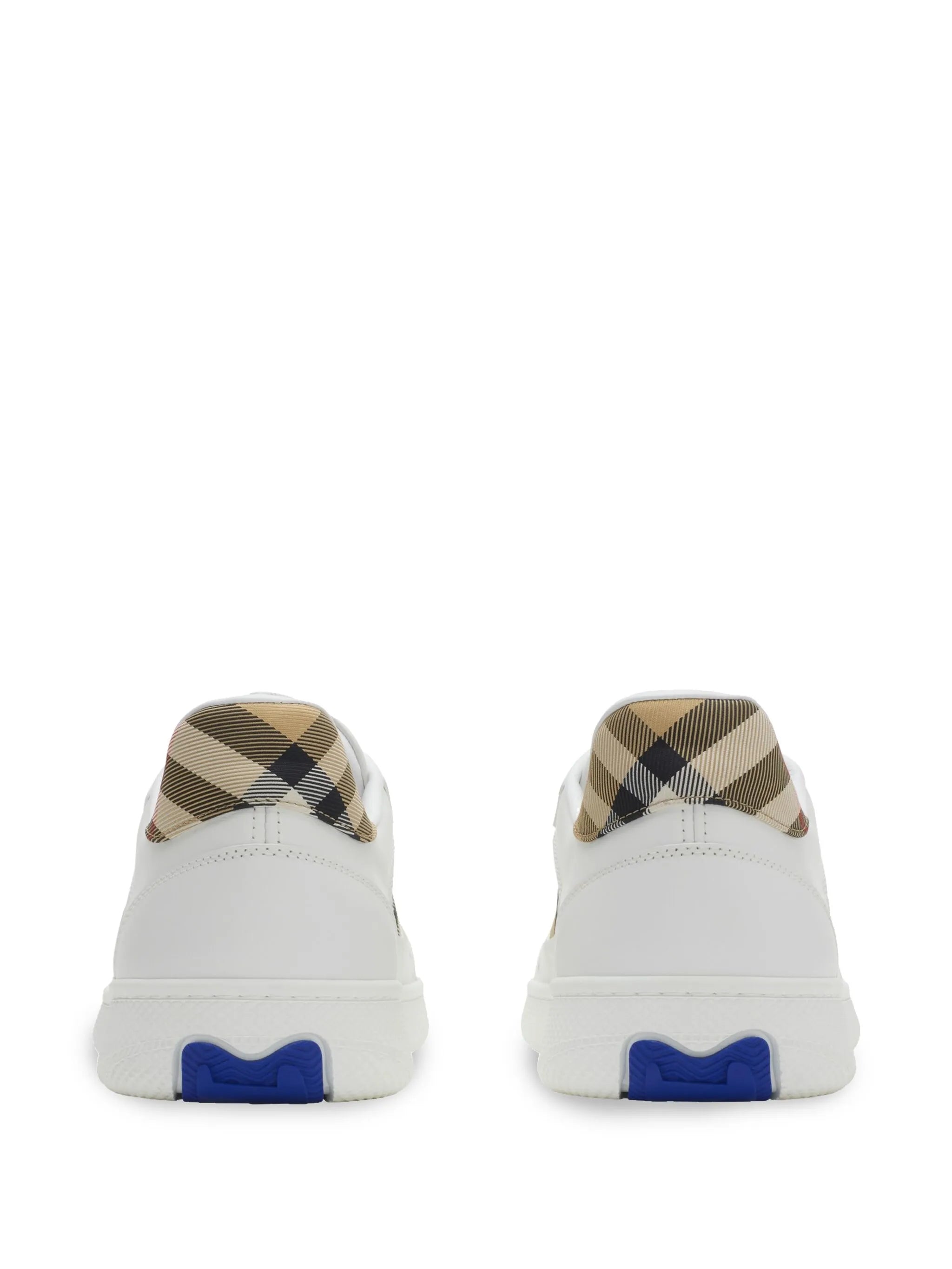 leather and Check Terrace sneakers
