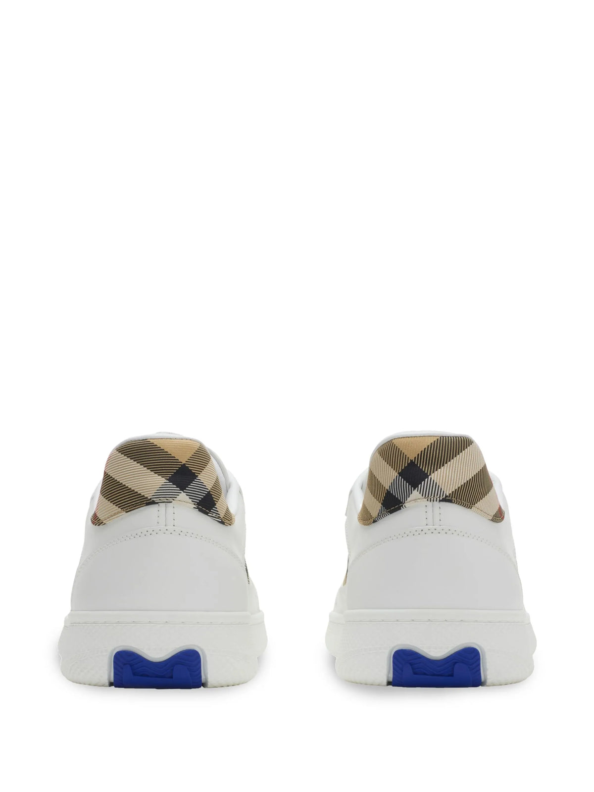 leather and Check Terrace sneakers