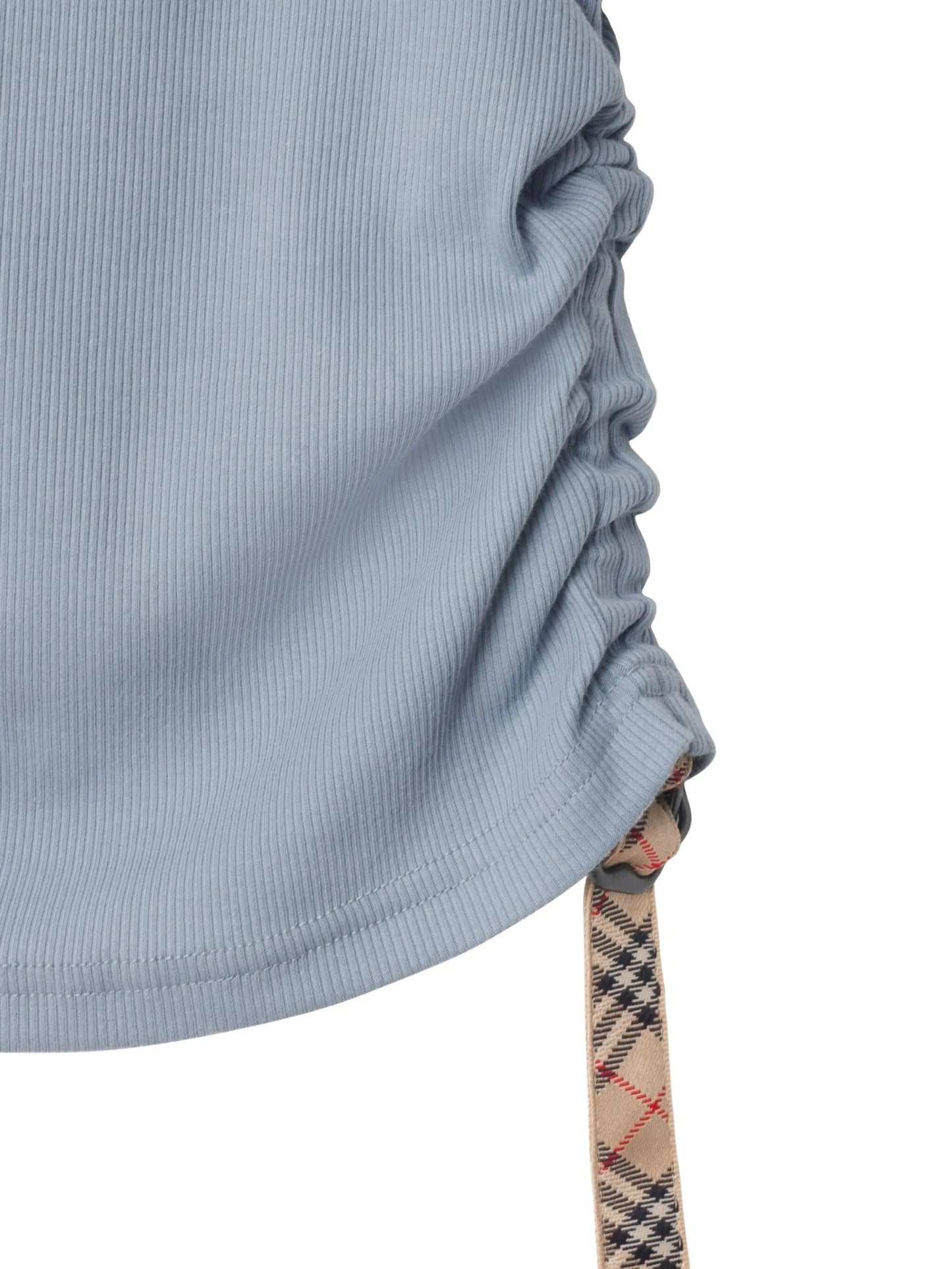 Check-trim tank top