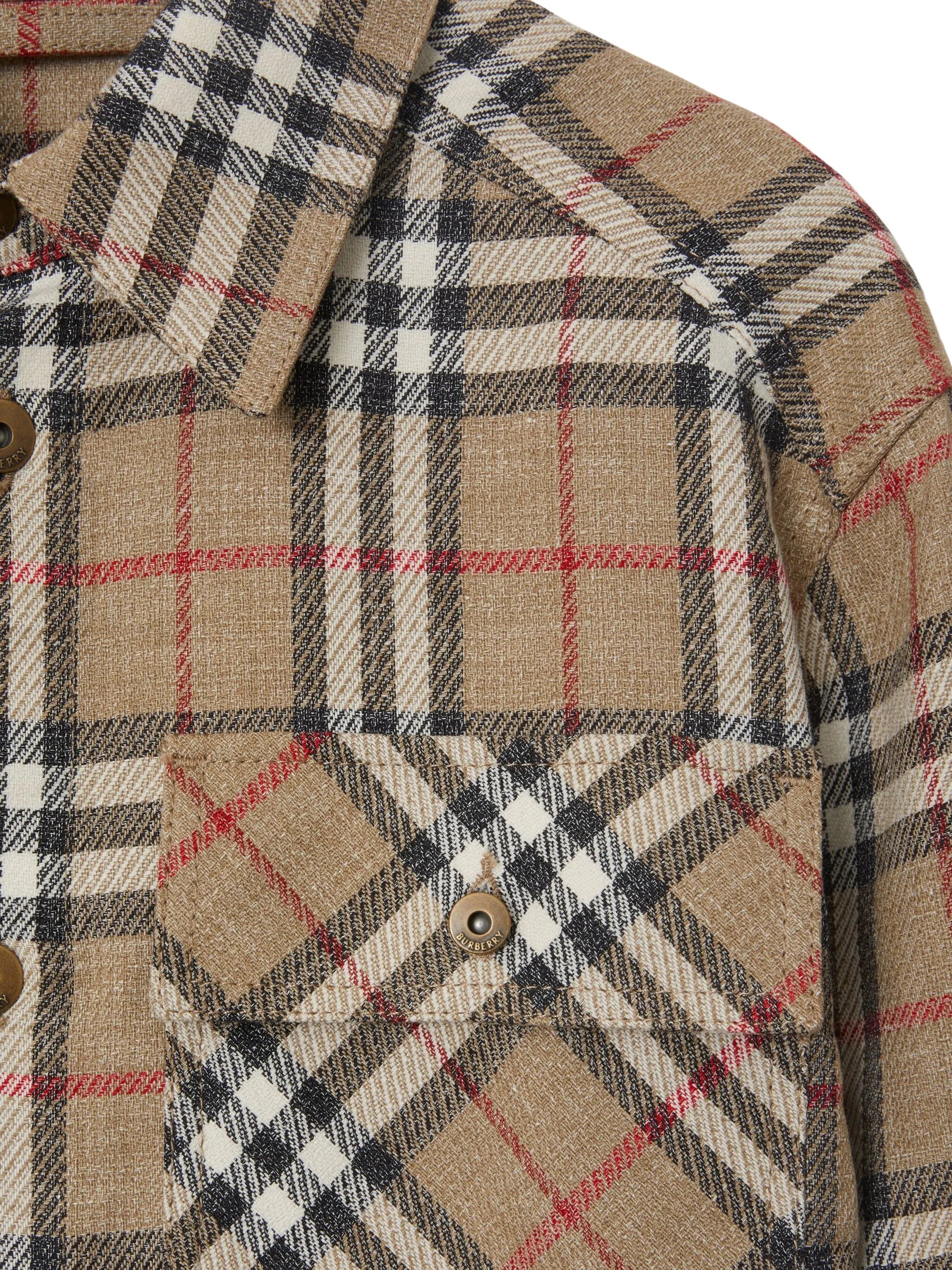 checked shirt
