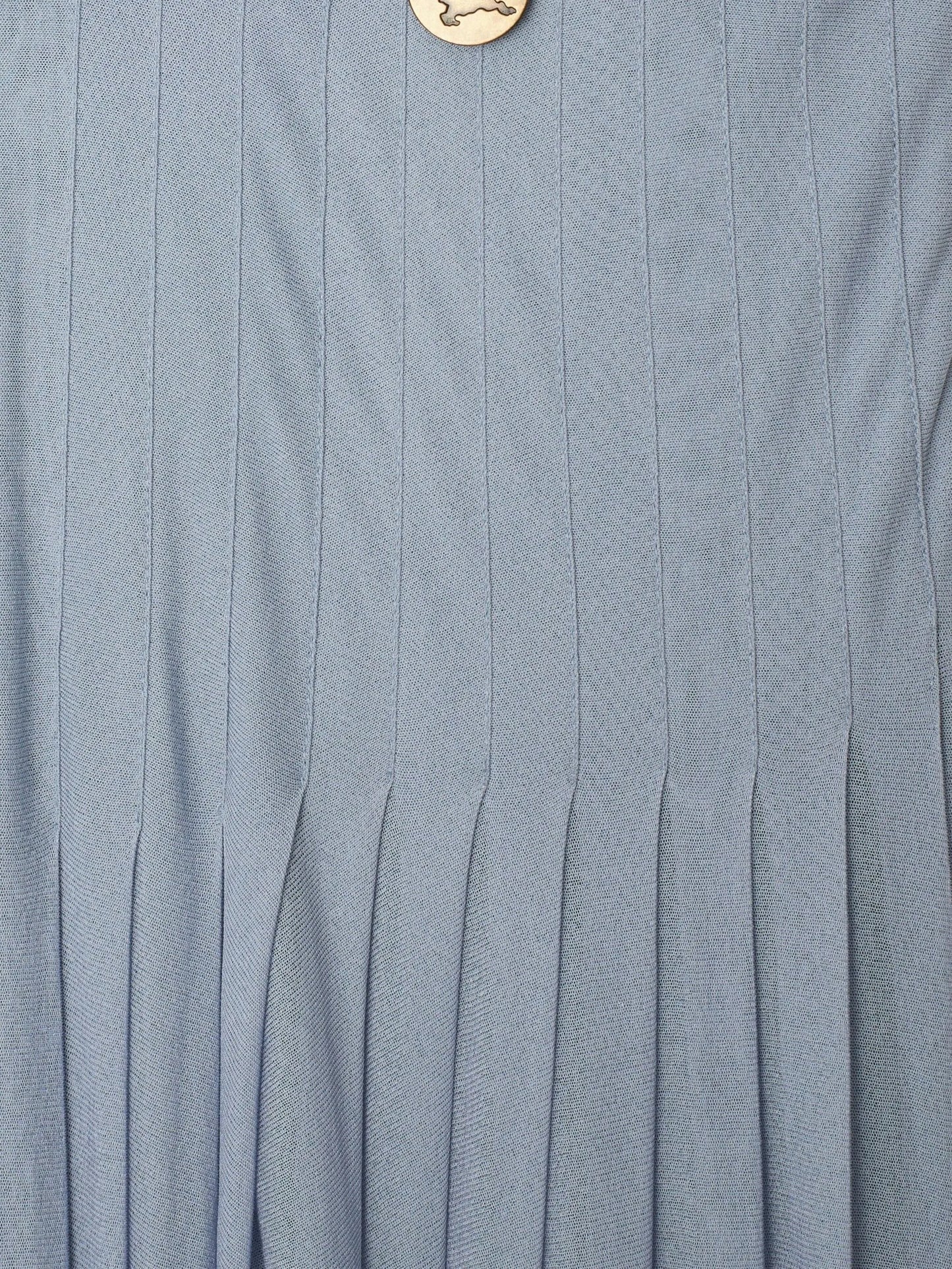 pleated maxi skirt