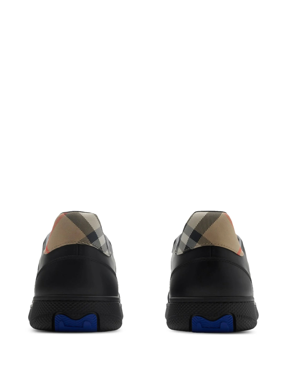 leather and Check Terrace sneakers