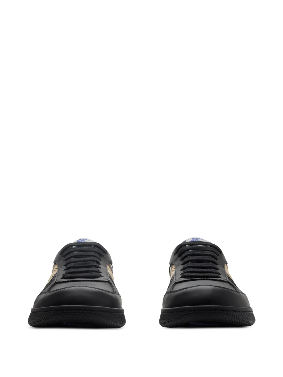 leather and Check Terrace sneakers