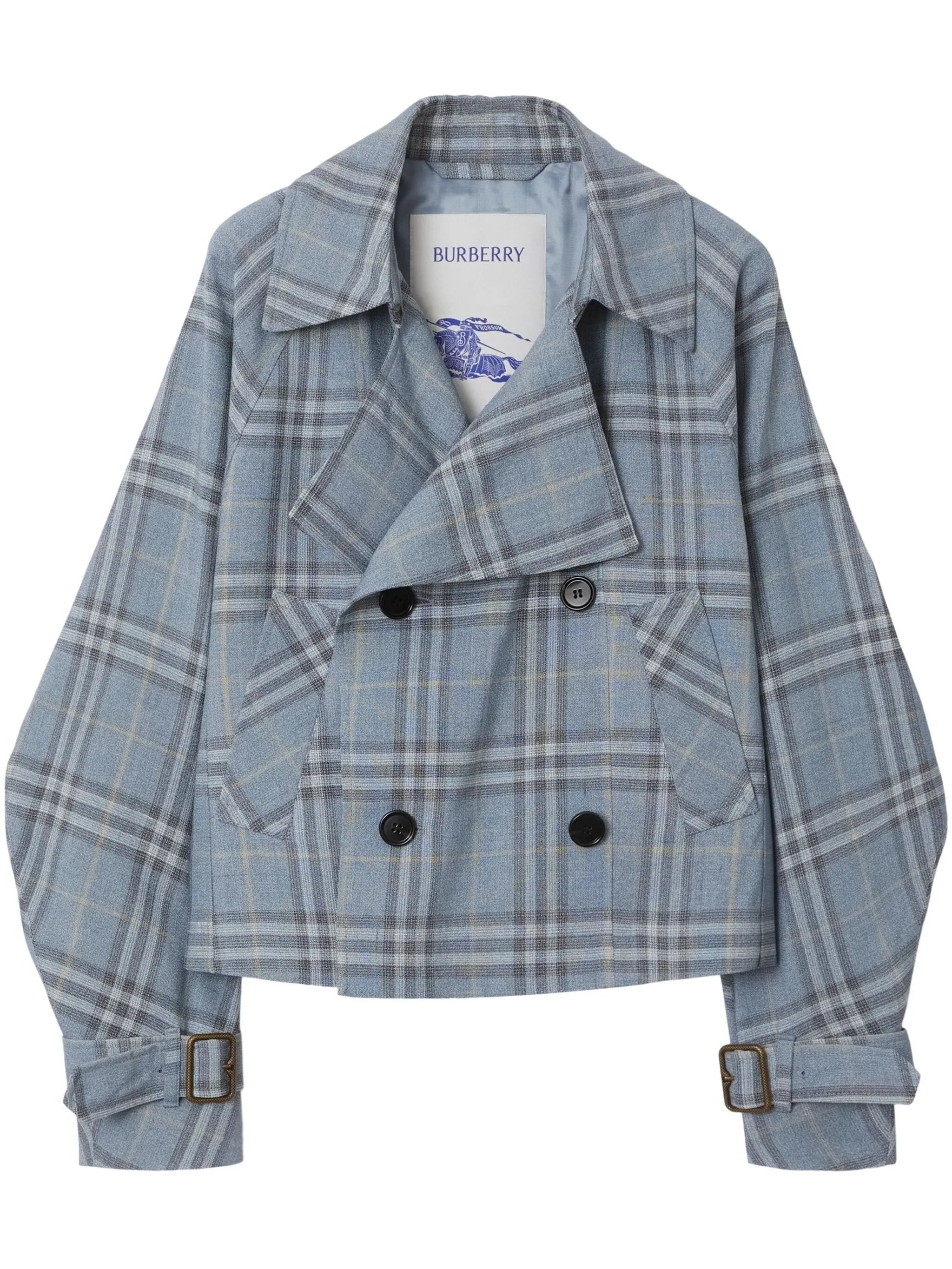 check trench jacket