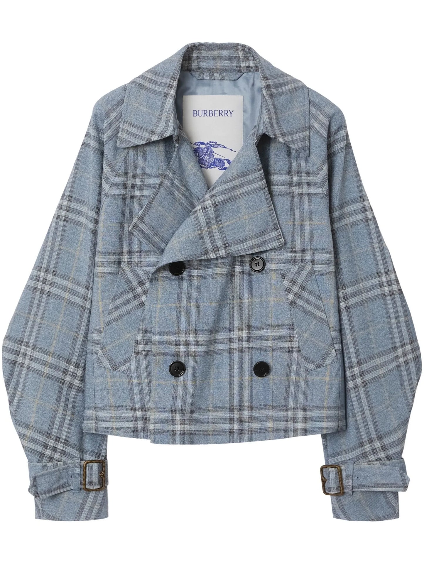 check trench jacket