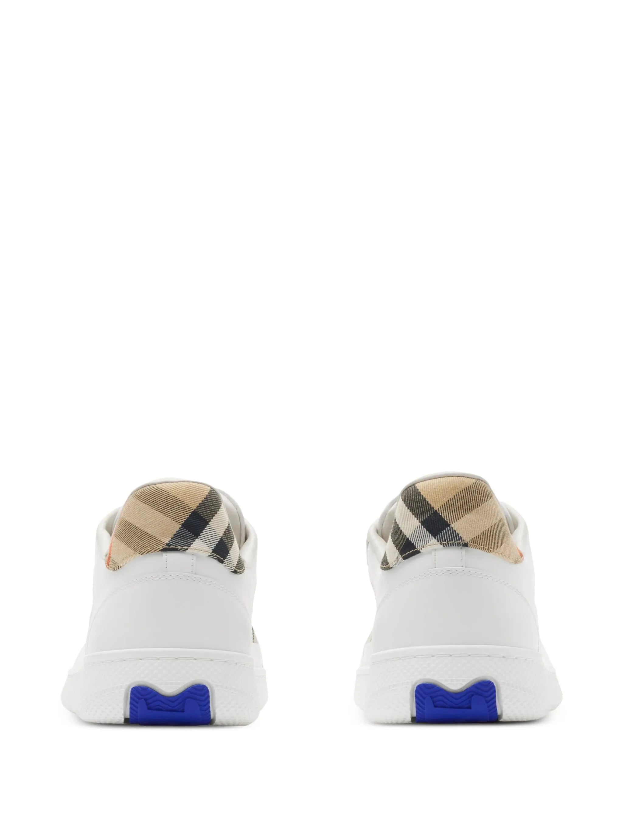 leather and Check Terrace sneakers