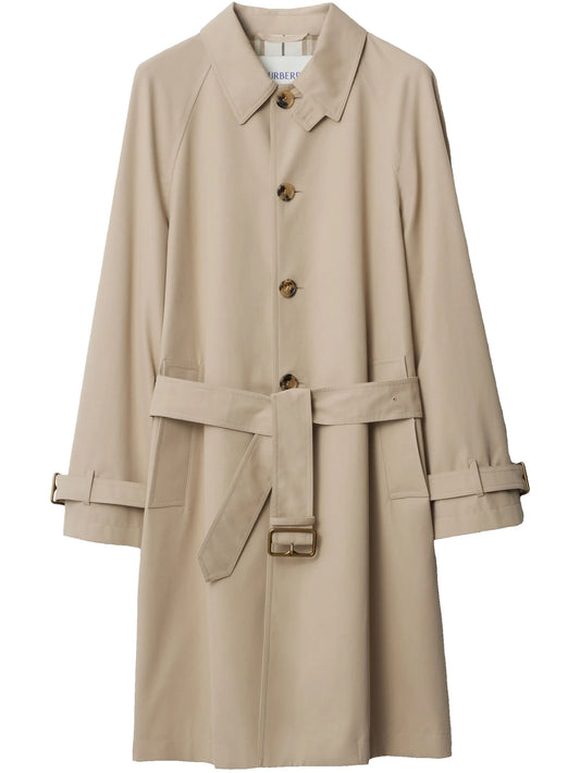 long-length trench coat