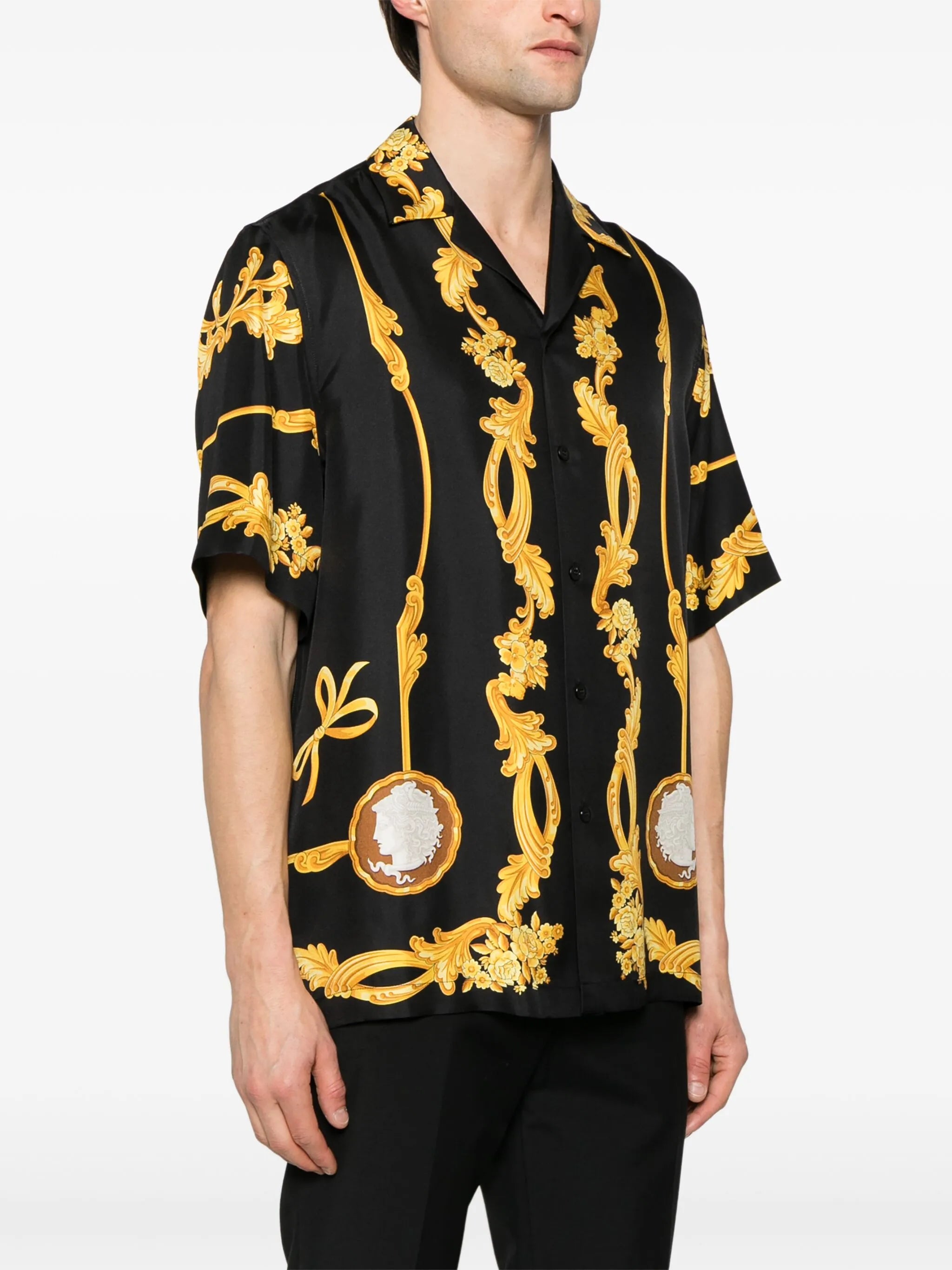 Cameo silk shirt