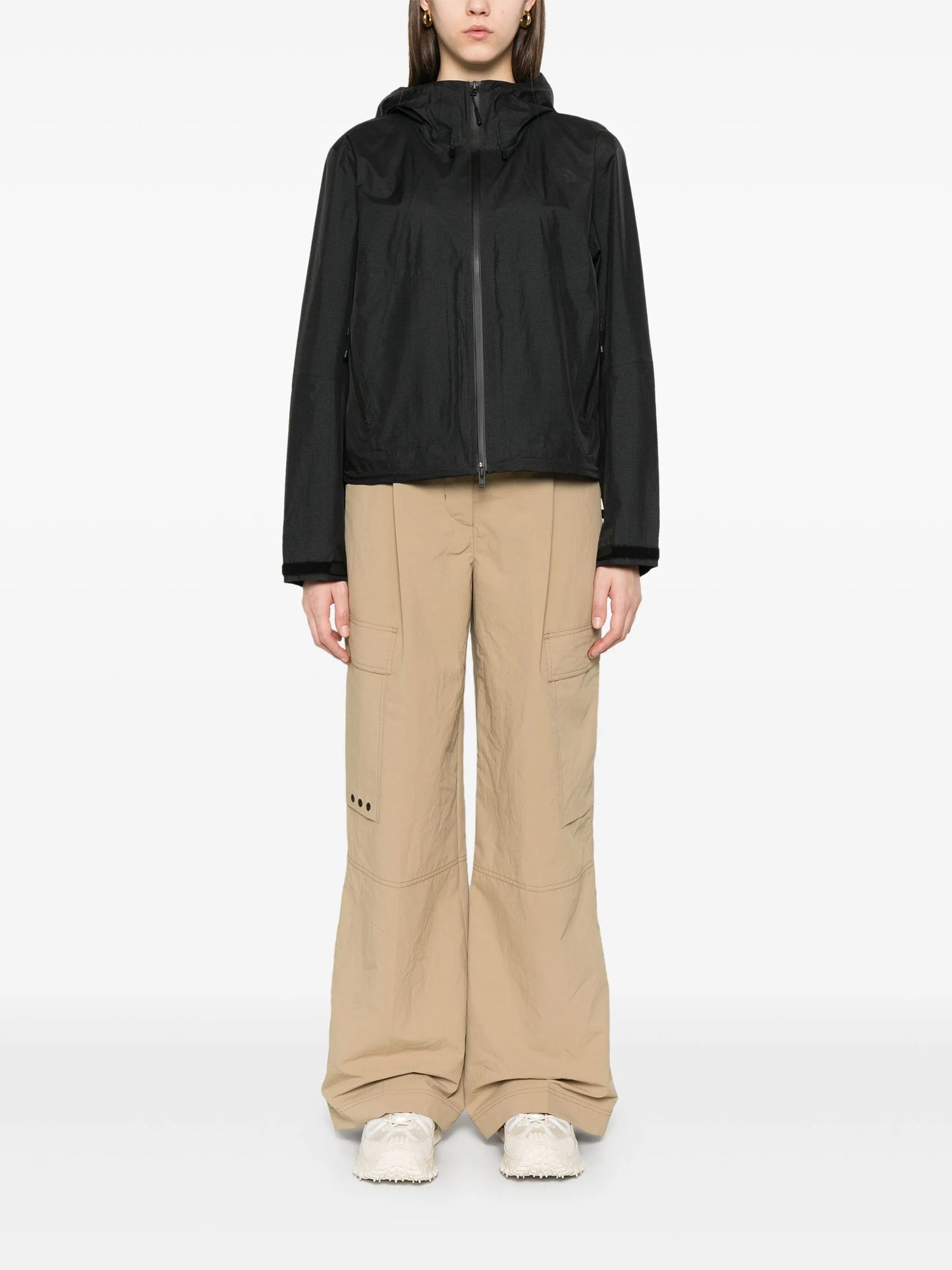 pleat-detail trousers