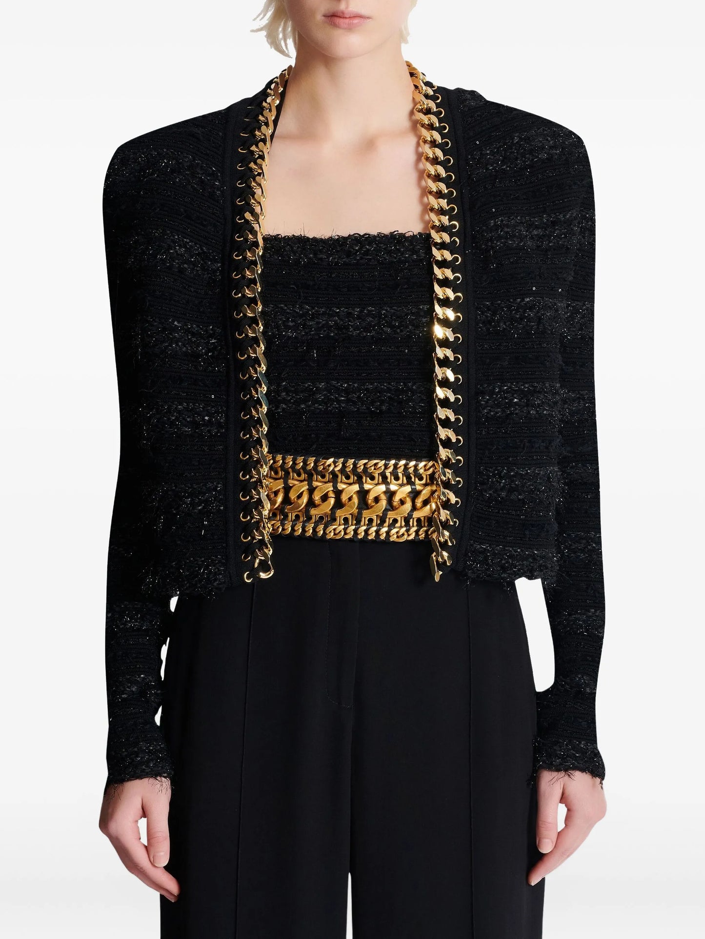 chain-detailing jacket
