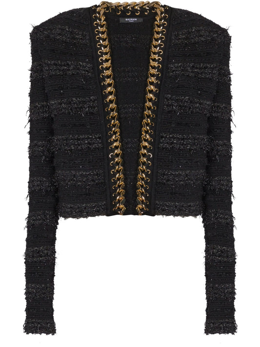 chain-detailing jacket