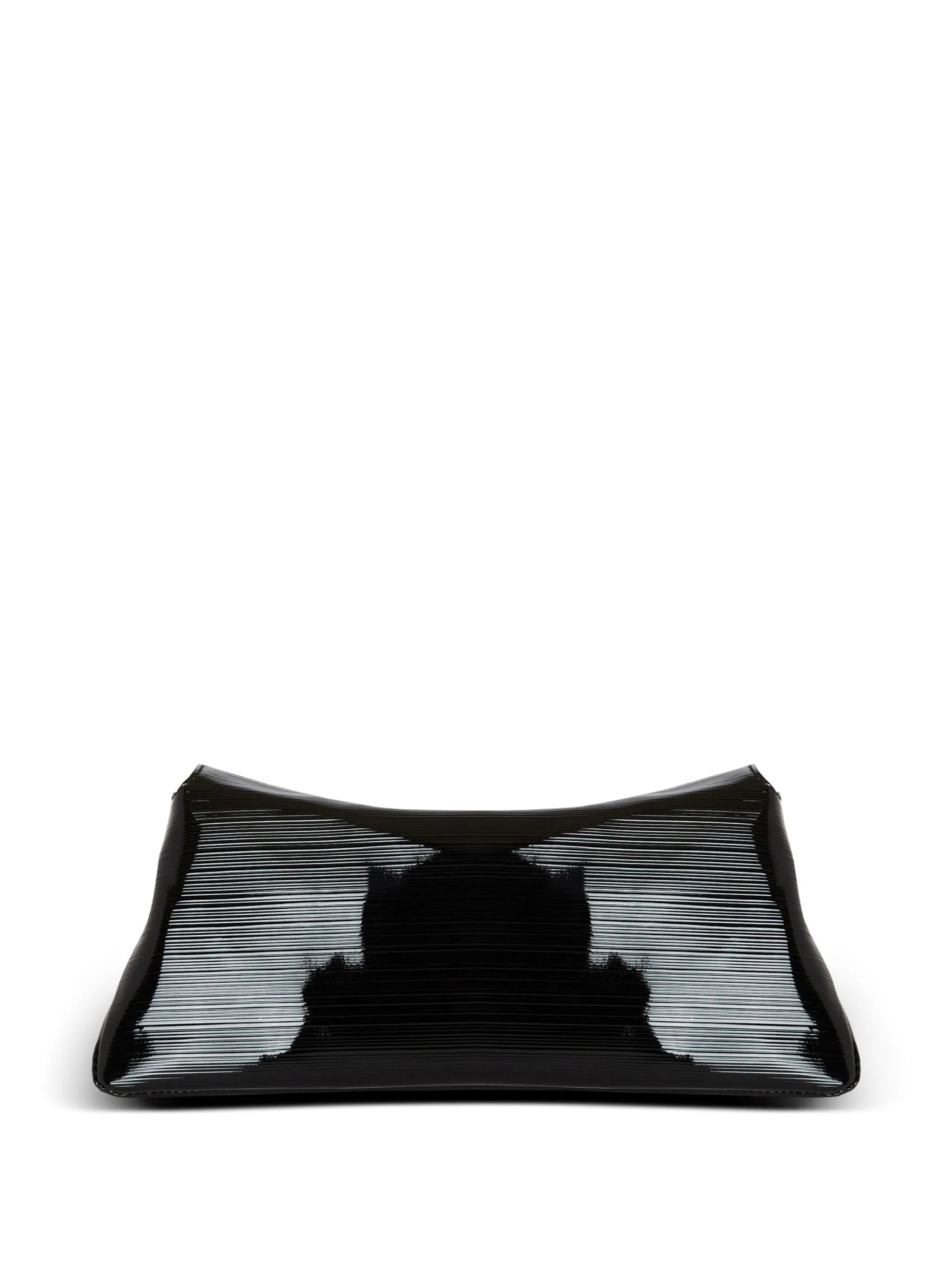 1945 Soft striped leather clutch bag