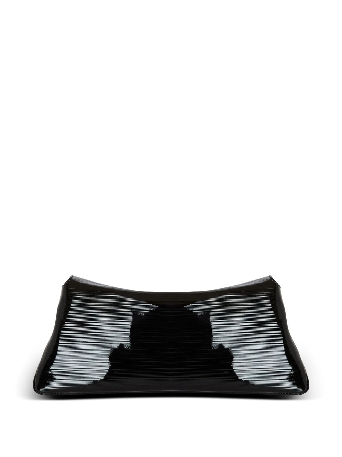 1945 Soft striped leather clutch bag