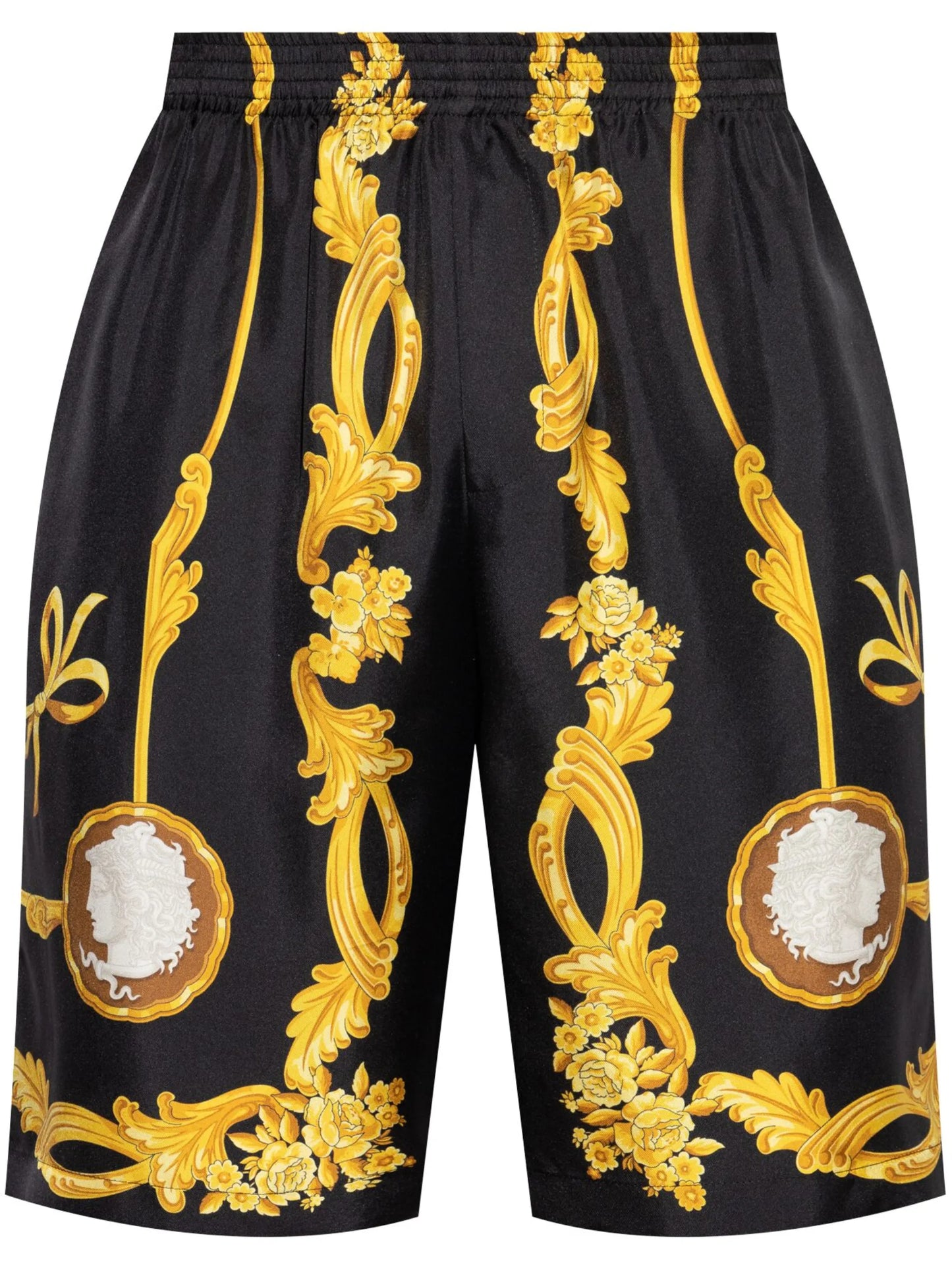 Cameo silk shorts