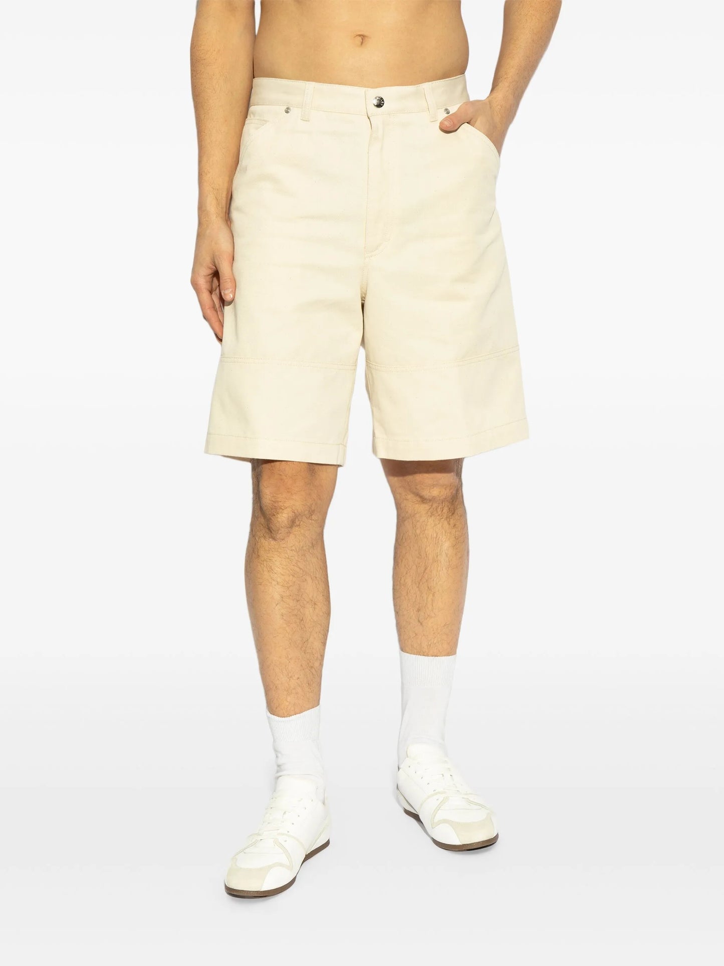 cotton denim shorts