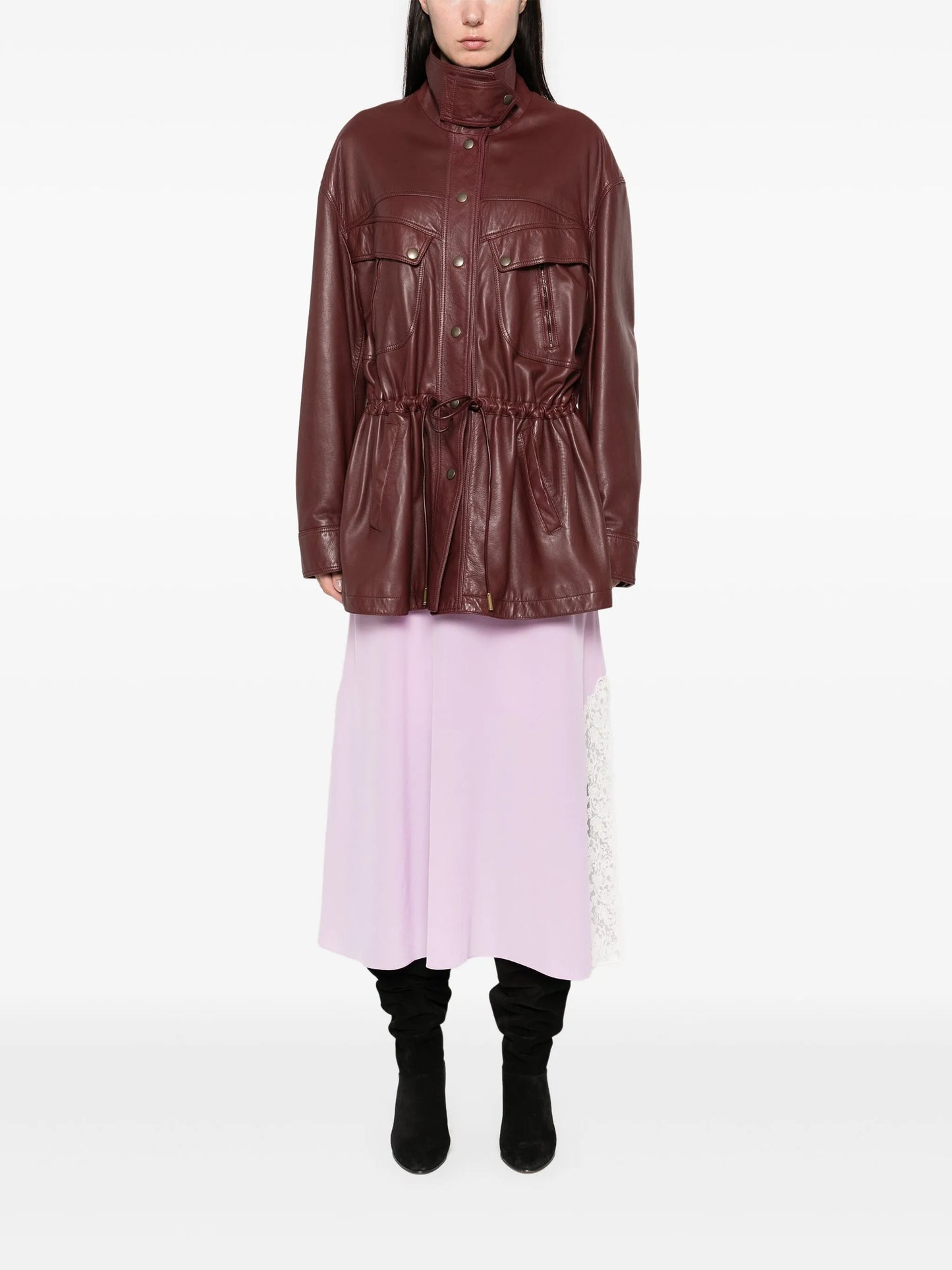 leather coat