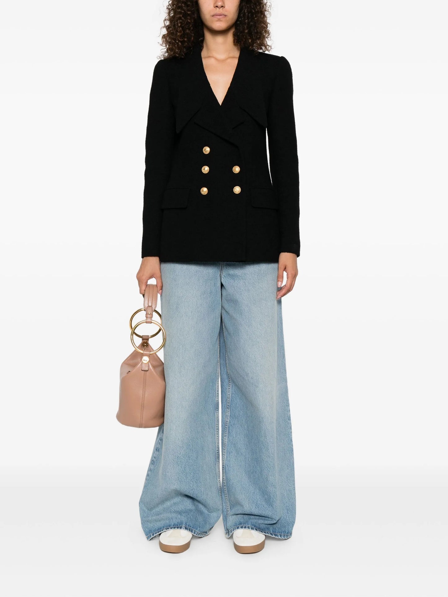 double-breasted blazer