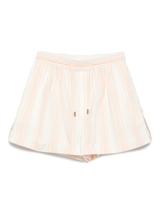 striped shorts
