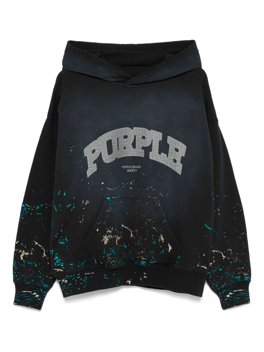logo-print hoodie