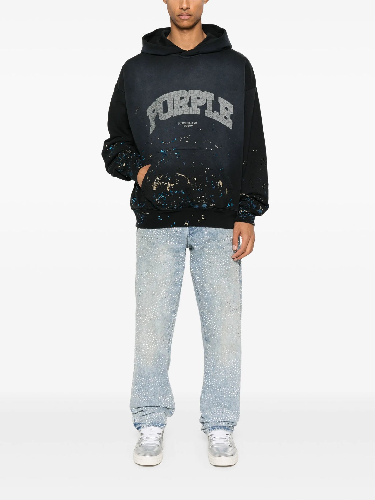 logo-print hoodie