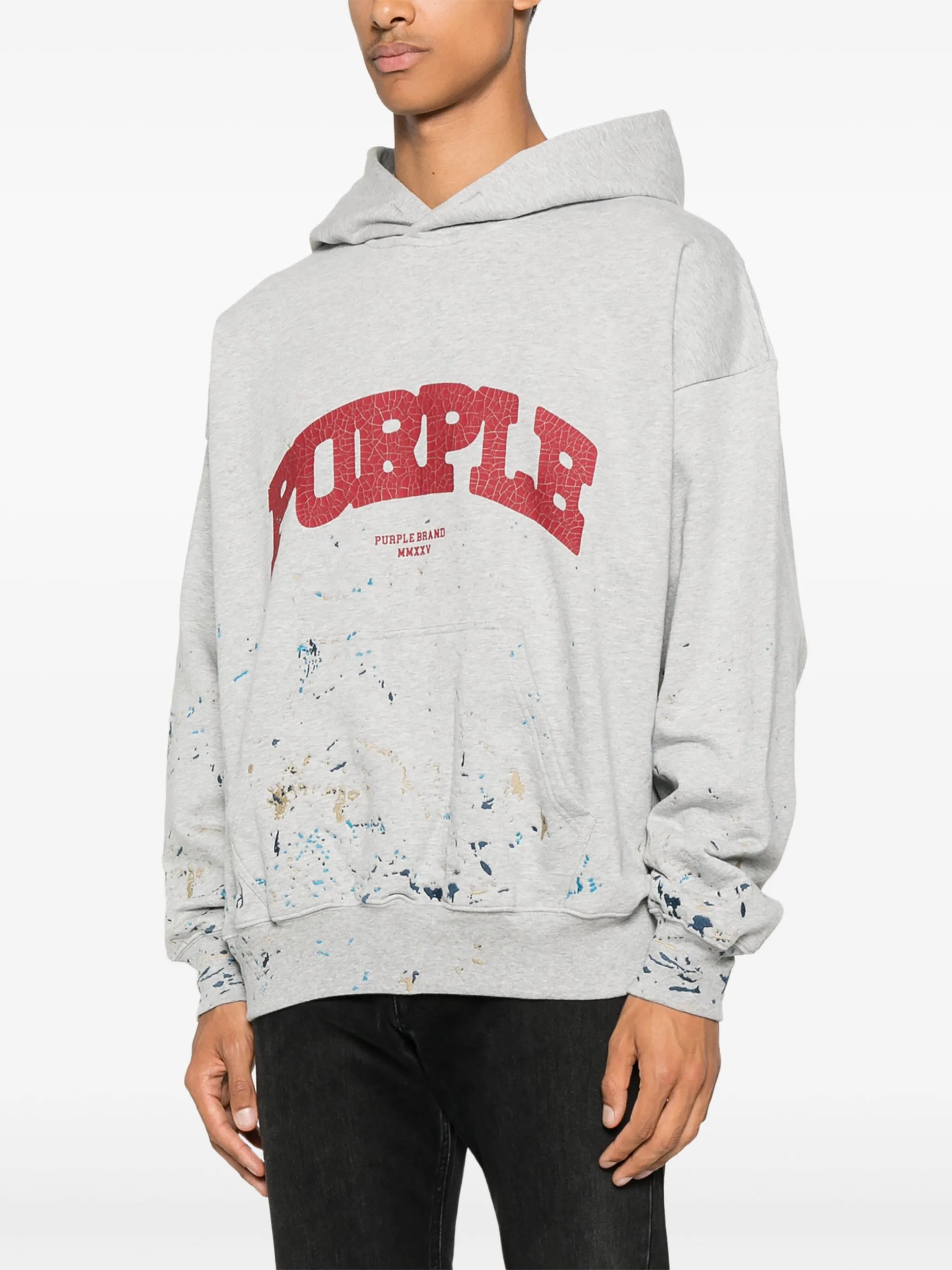logo-print hoodie