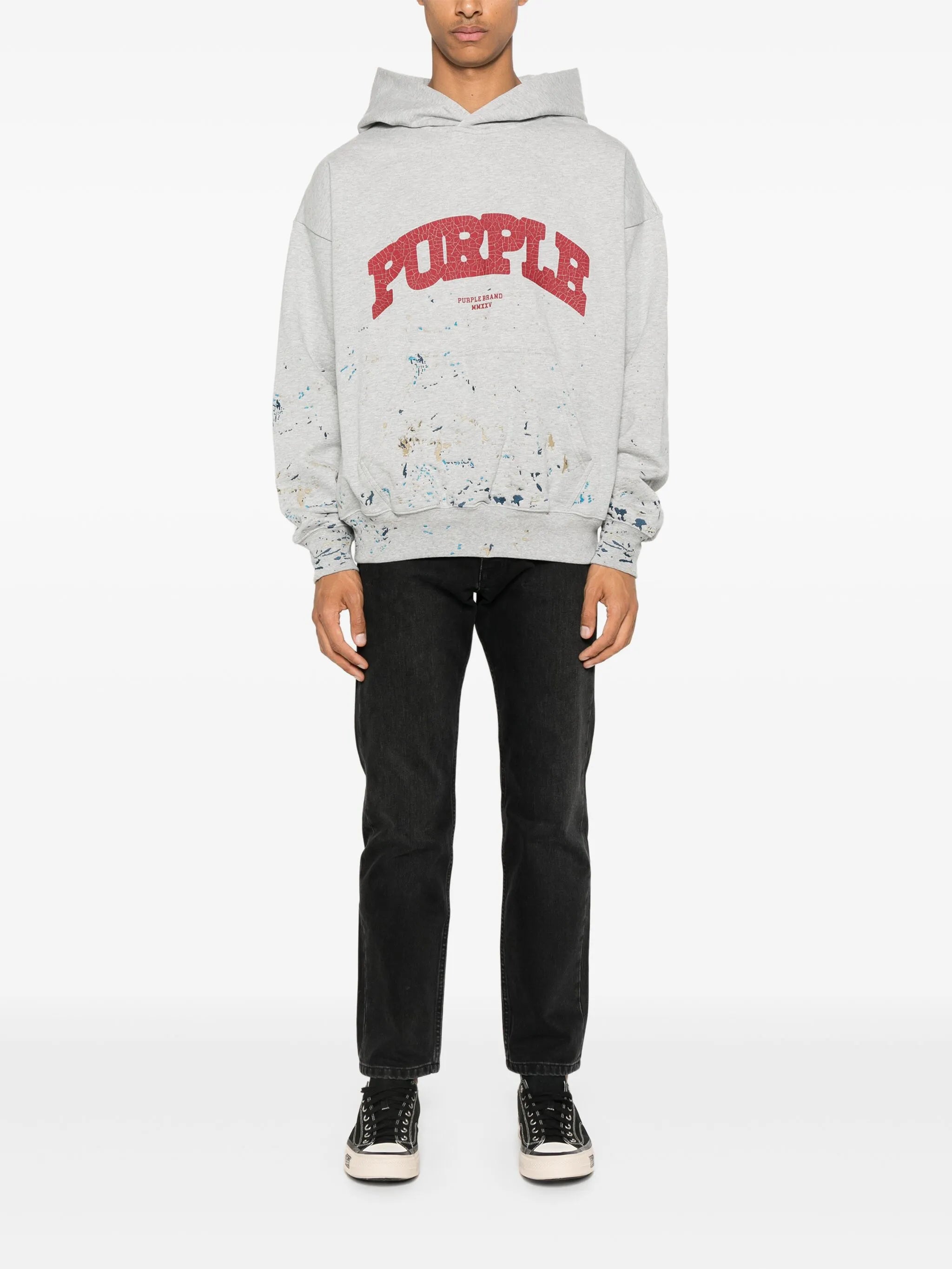 logo-print hoodie