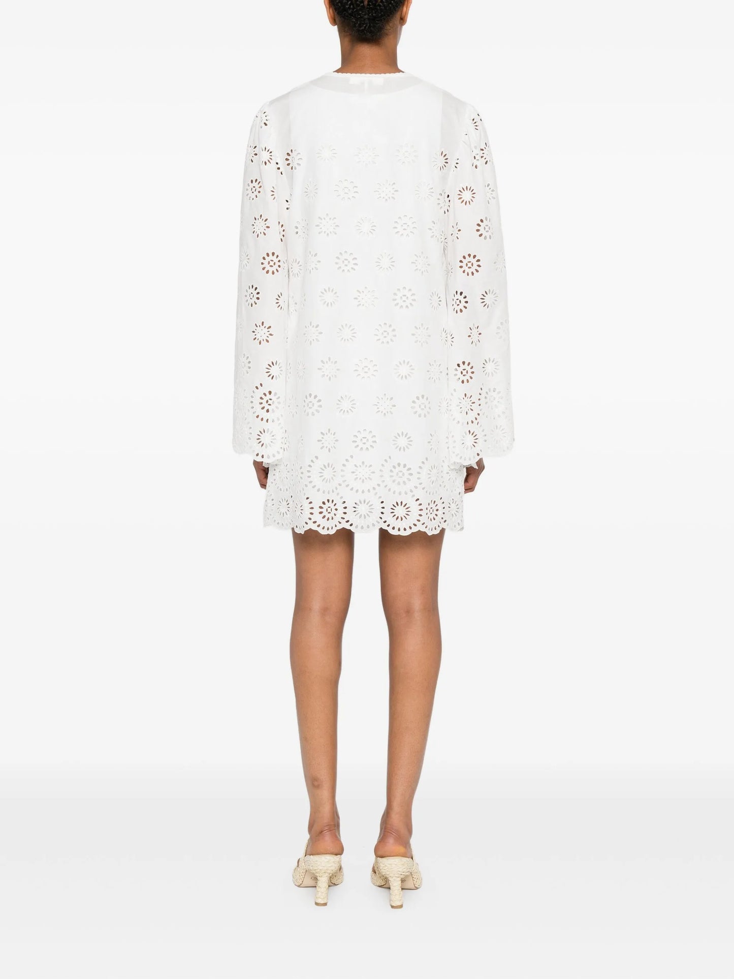 cotton voile mini dress