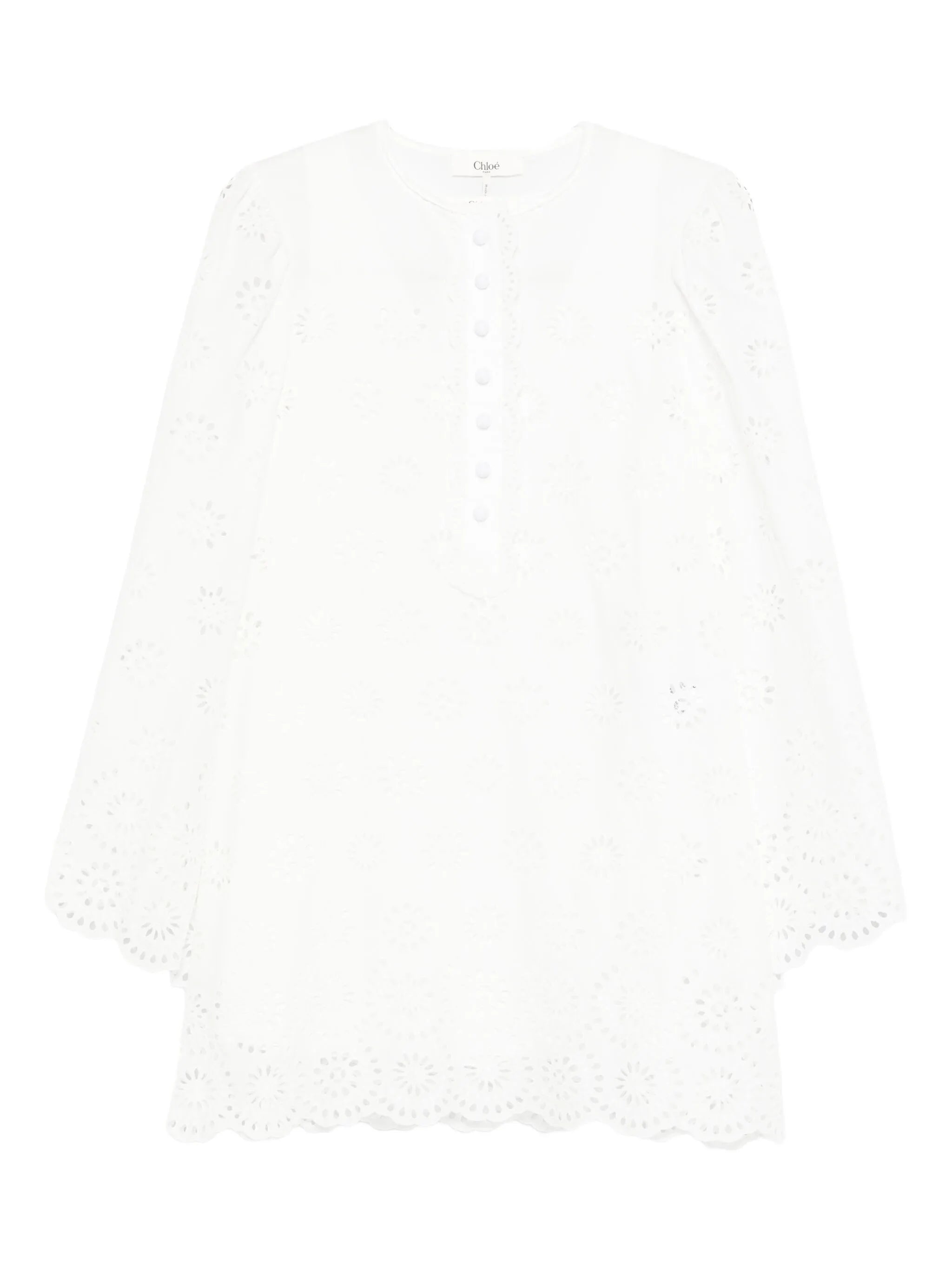 cotton voile mini dress