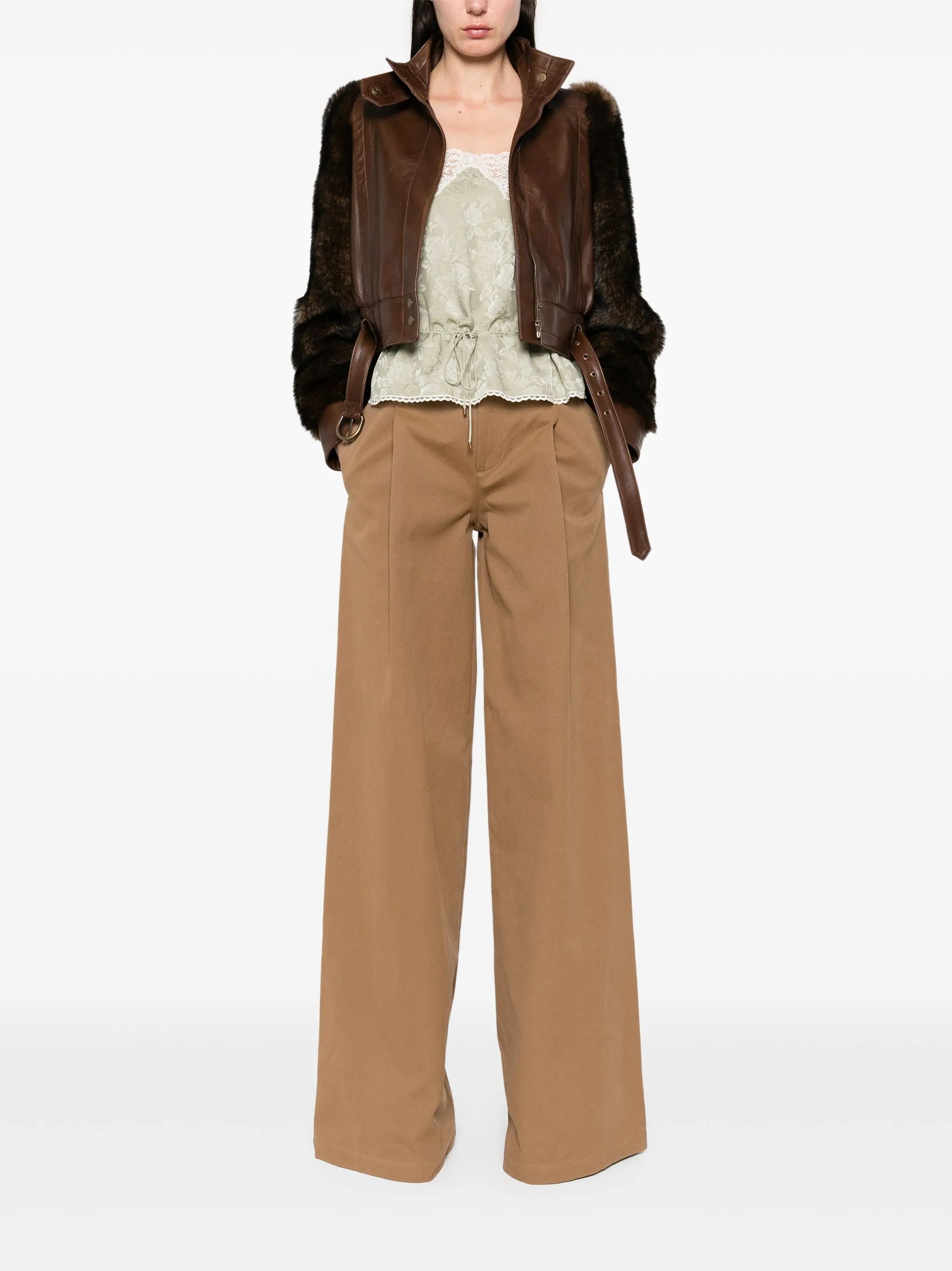 buttoned trousers