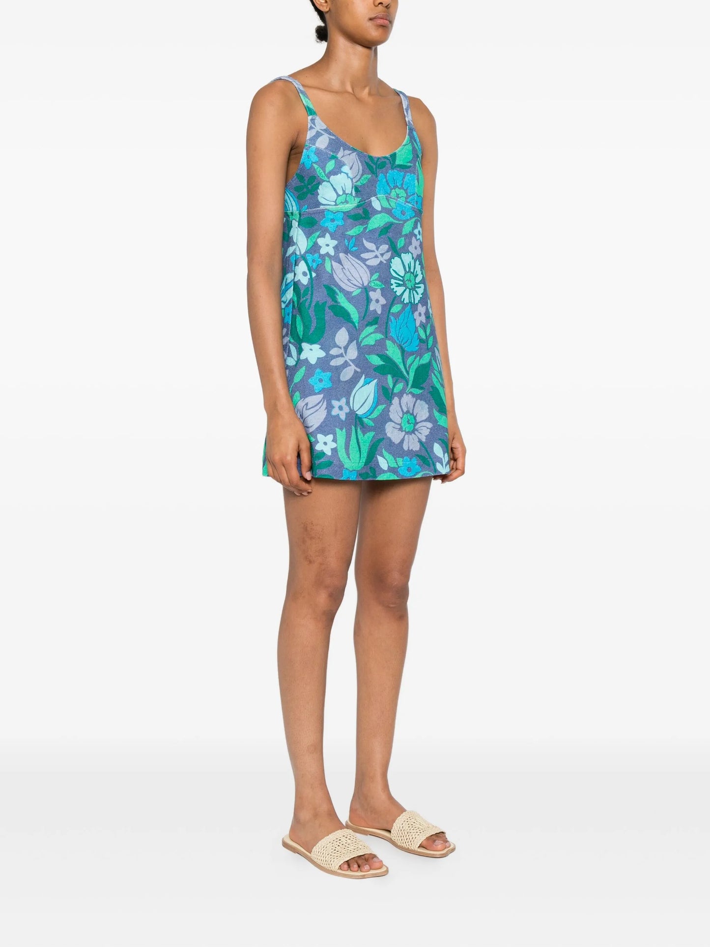 cotton jersey mini dress