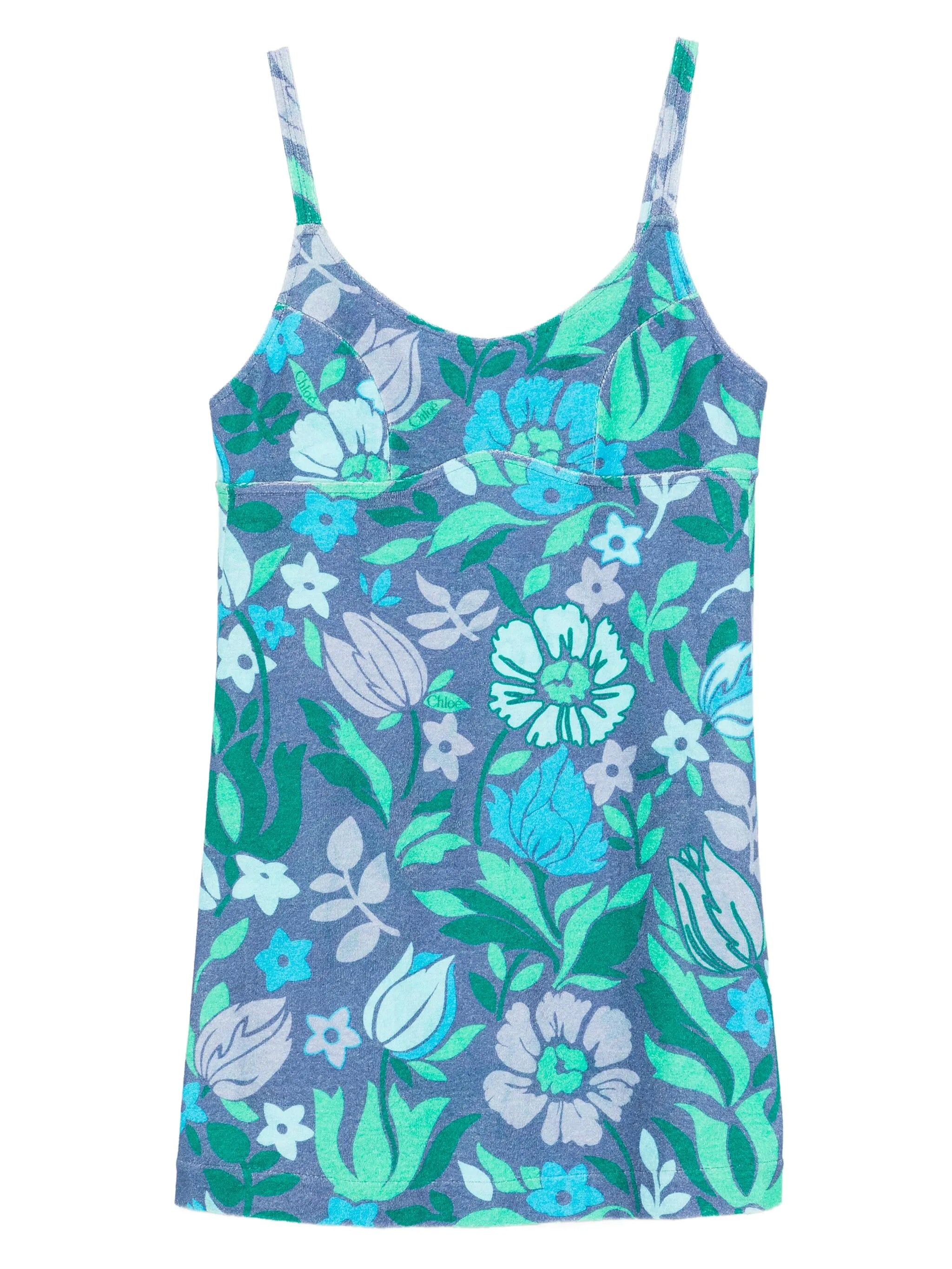 cotton jersey mini dress