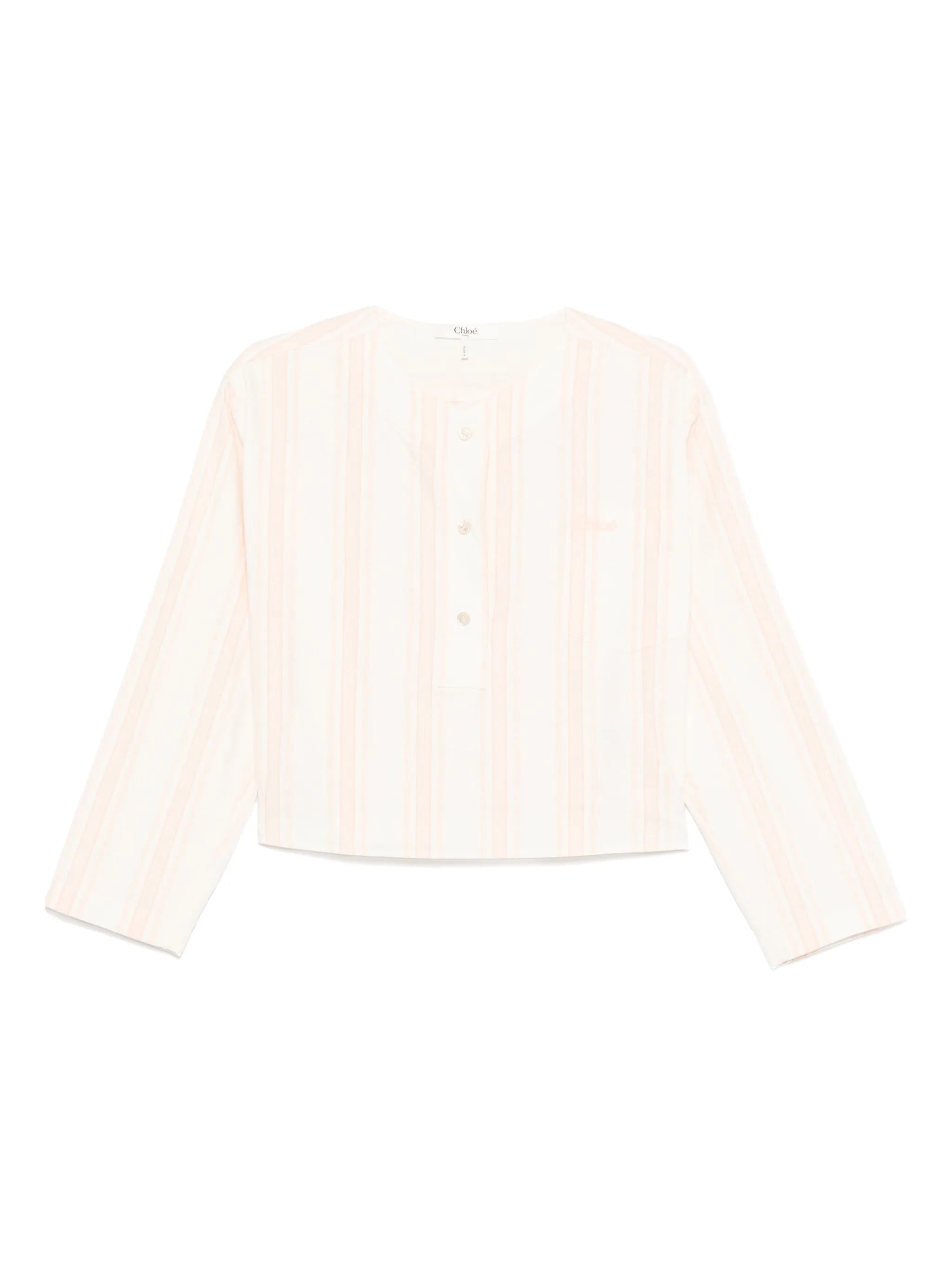 long-sleeve crop top